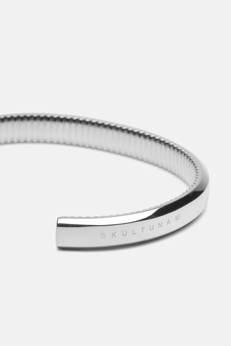 Bracelet Icon Cuff -Sterling SIlver — Skultuna 3