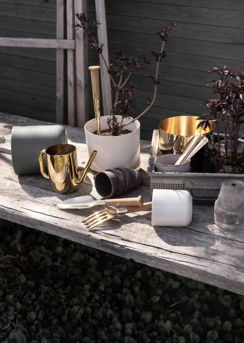 Nurture Hand Fork - Brass Oak
