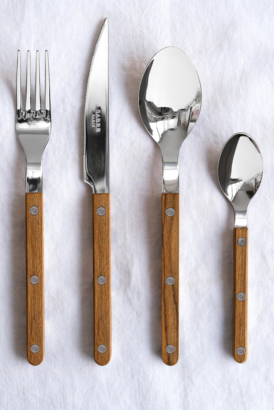 Cutlery Set of 4 pieces - Bistrot Teak