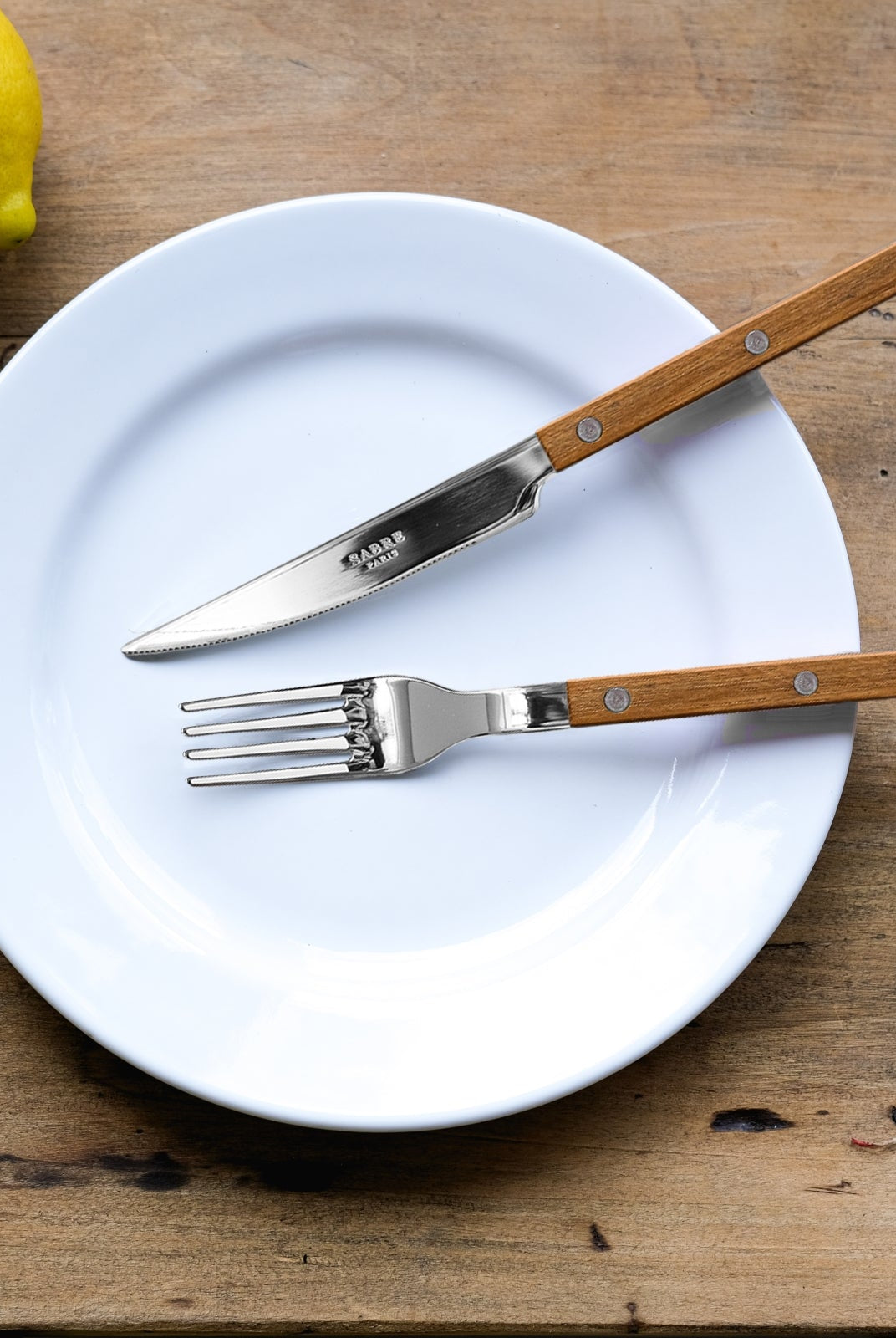 Cutlery Set of 4 pieces - Bistrot Teak