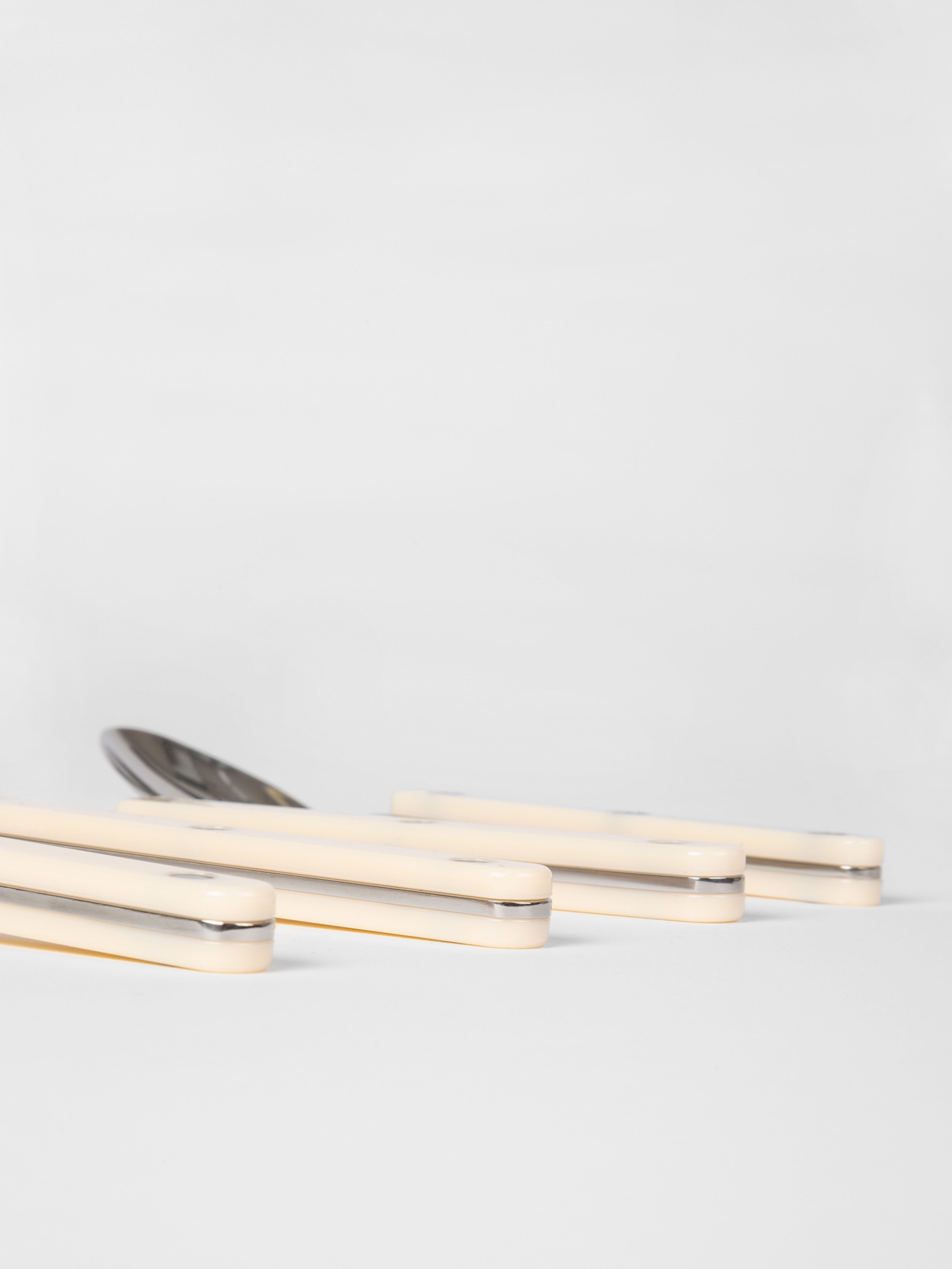 Cutlery Set of 4 pieces - Bistrot Ivory - Cigale & Fourmi