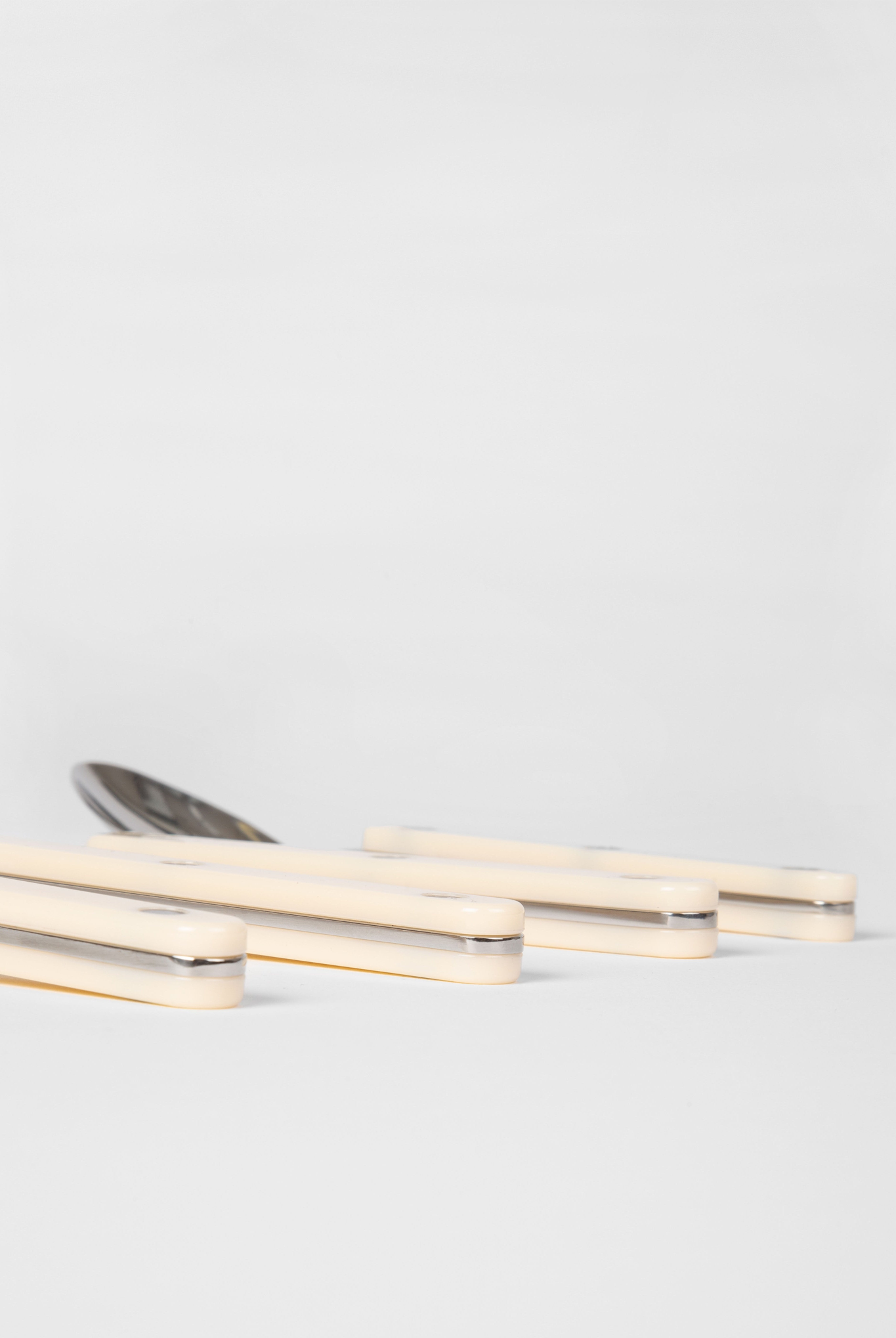 Cutlery Set of 4 pieces - Bistrot Ivory - Cigale & Fourmi