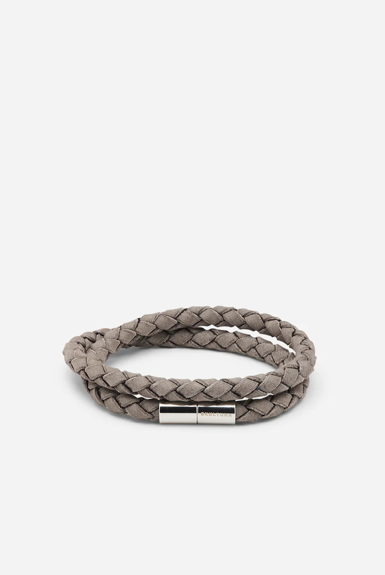 Bracelet Suede - Grey — Skultuna 1