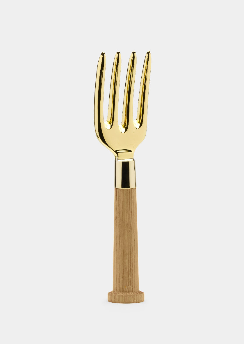 Nurture Hand Fork - Brass Oak