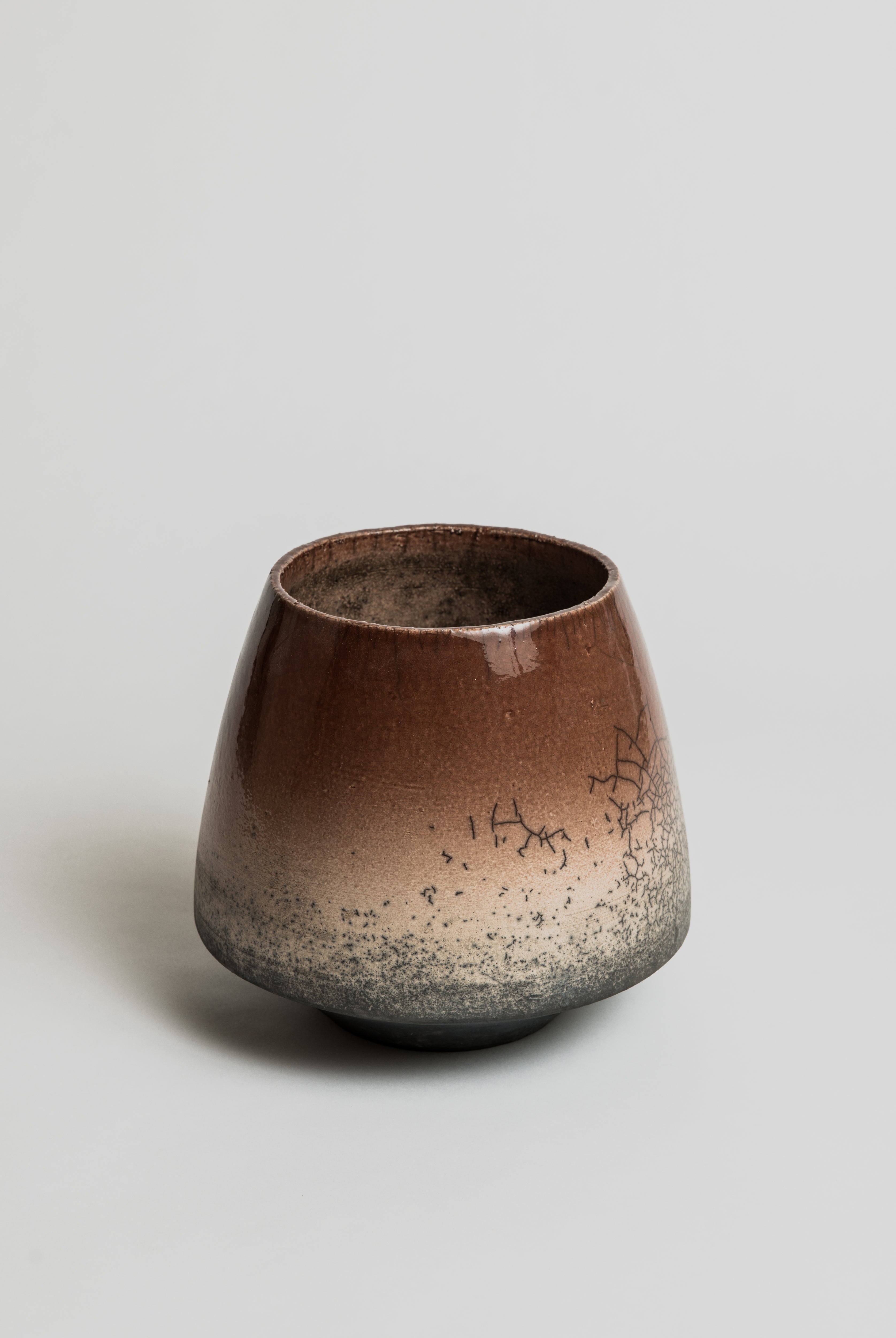 Caracas Raku Pot - Brick - Cigale & Fourmi