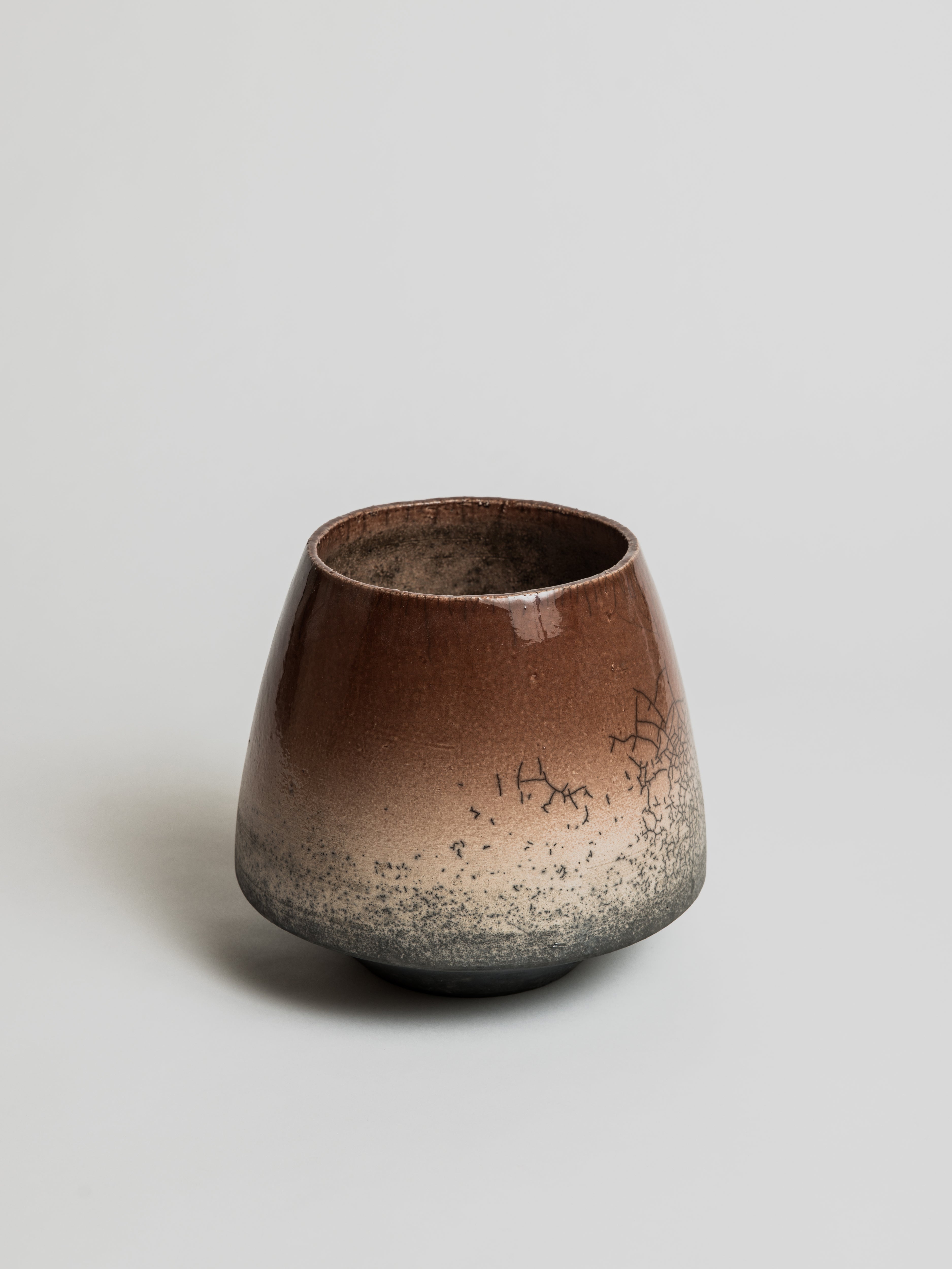 Caracas Raku Pot - Brick - Cigale & Fourmi