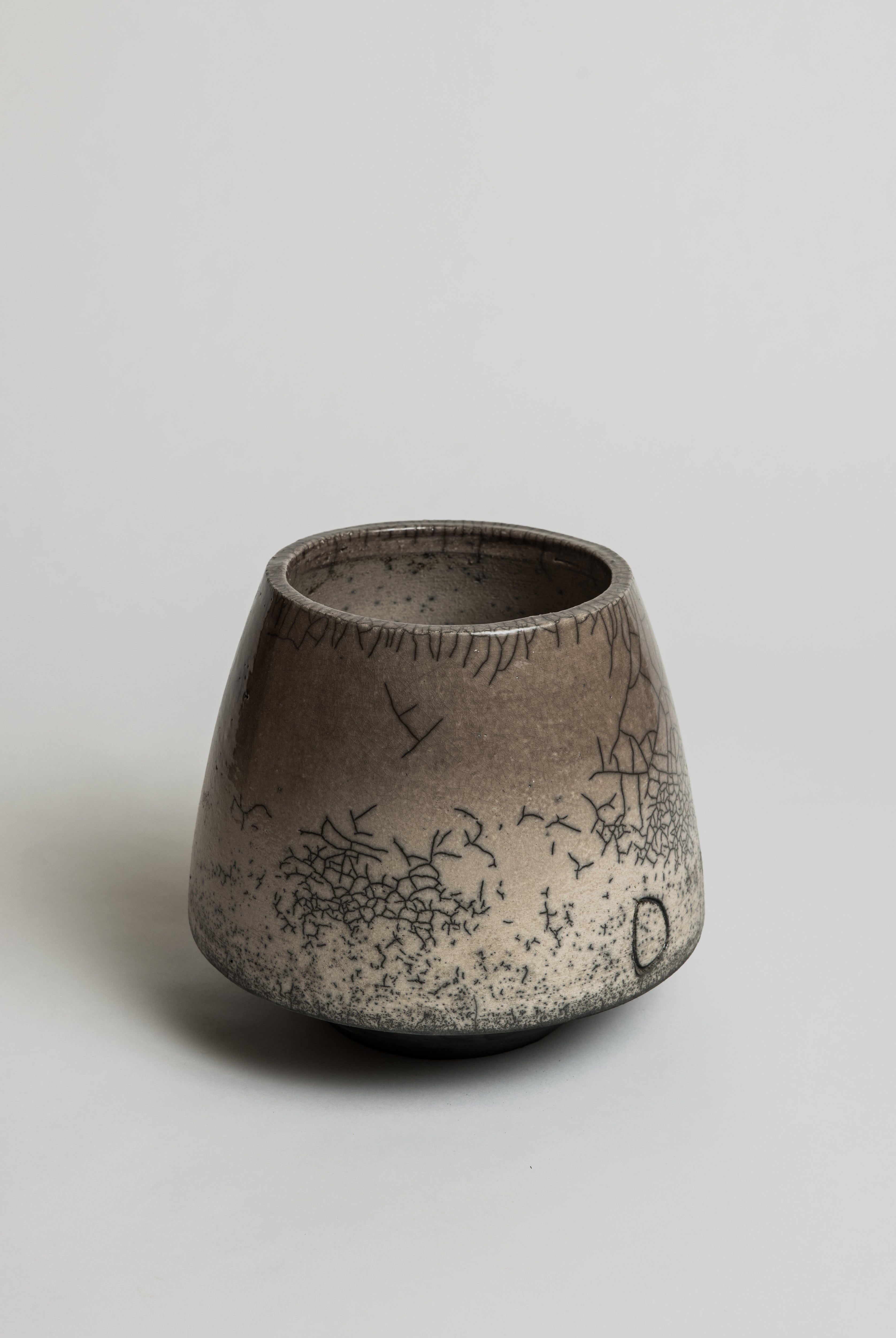 Caracas Raku Pot - Aubergine - Cigale & Fourmi