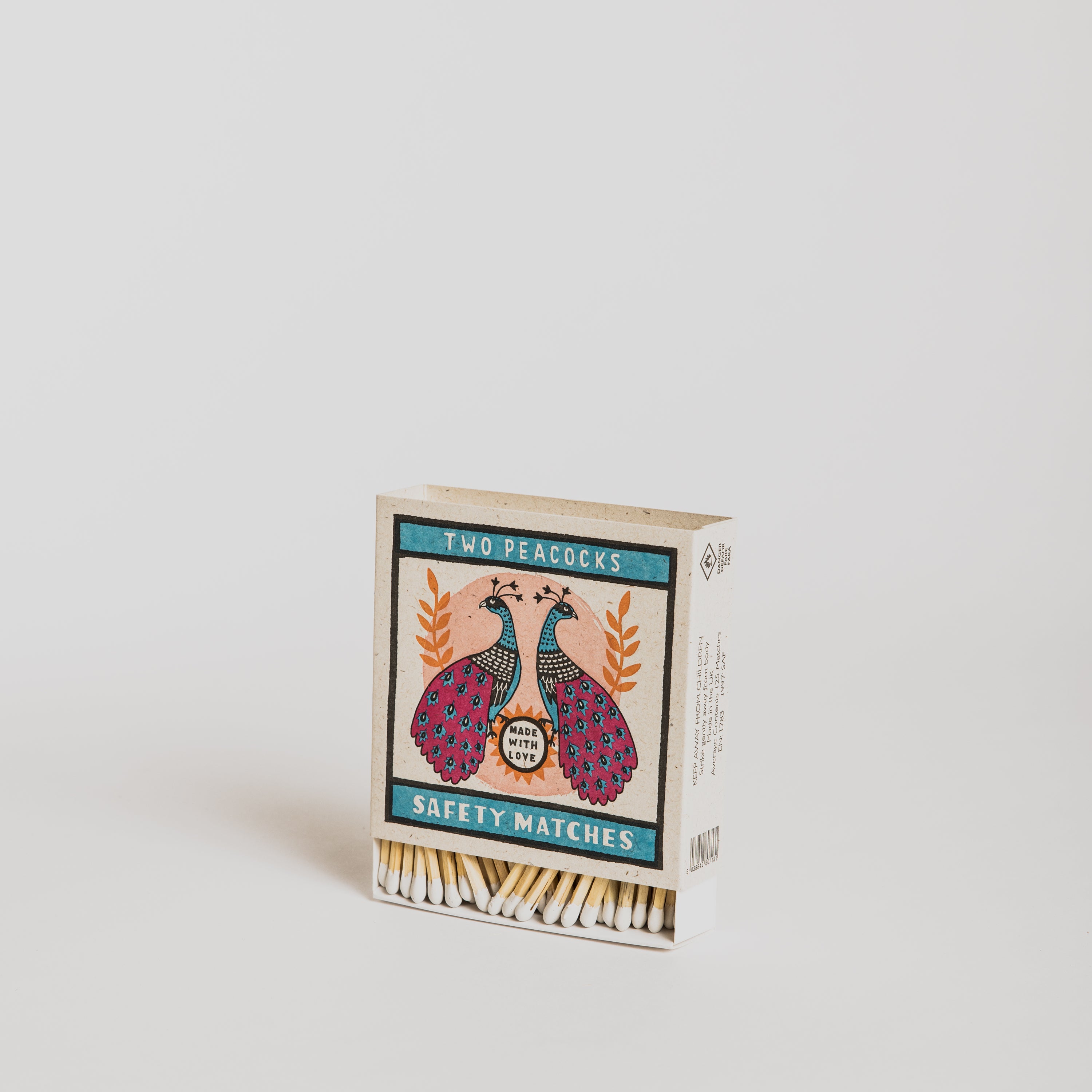 Luxury Matches - Two Peacocks - Cigale & Fourmi