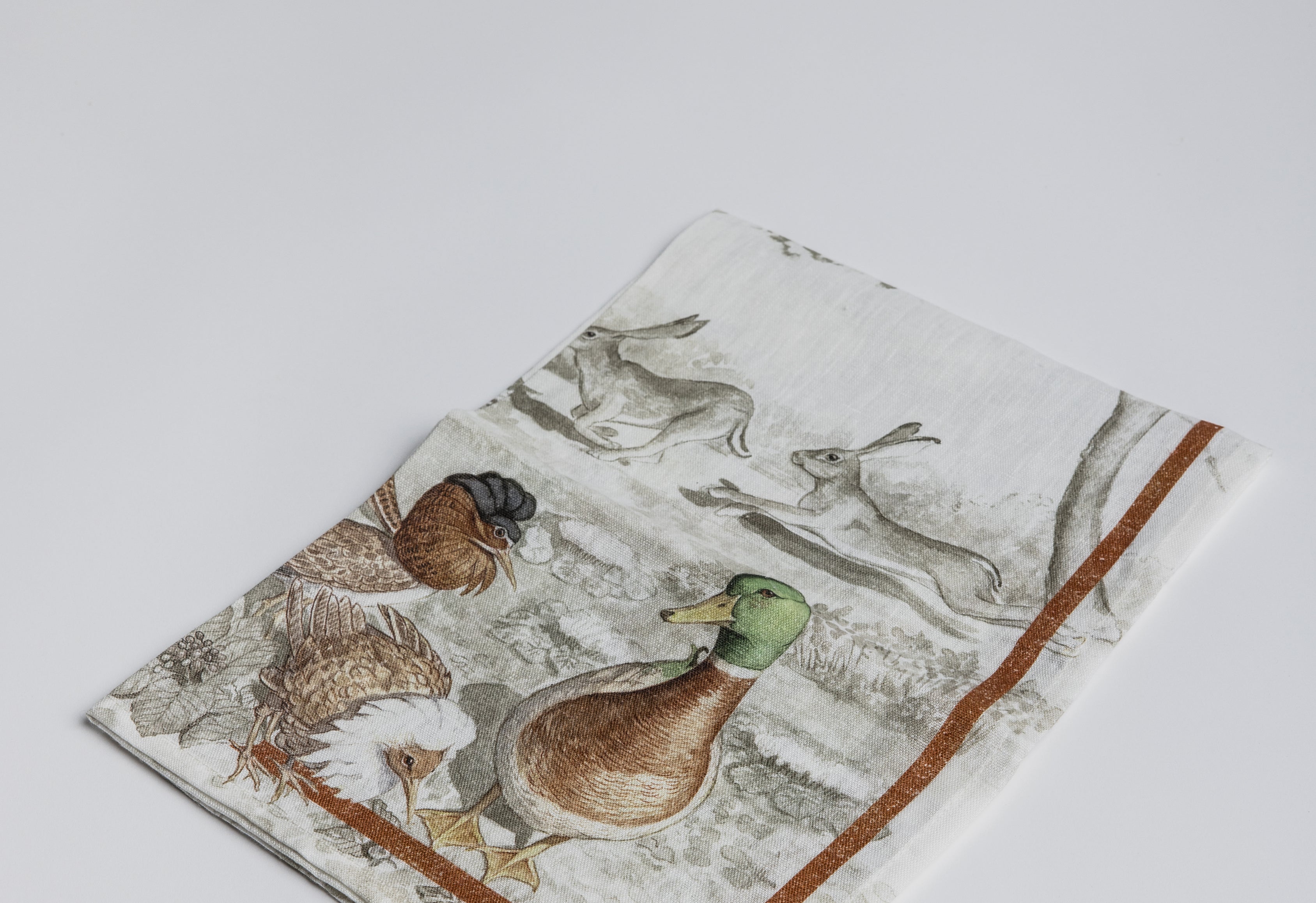Kitchen Towel - Norma Fagiano/ Pheasant - Cigale & Fourmi