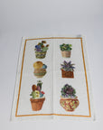 Kitchen Towel - Arancio Cactus/ Yellow edge