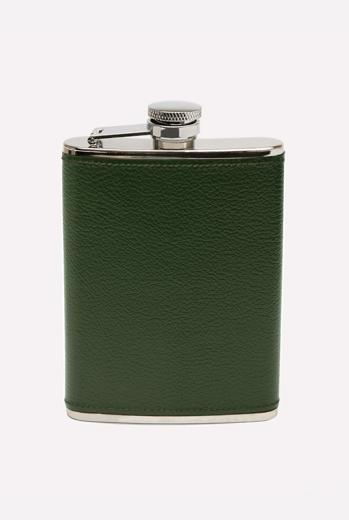 Capra 6oz Hip Flask in Forest Green