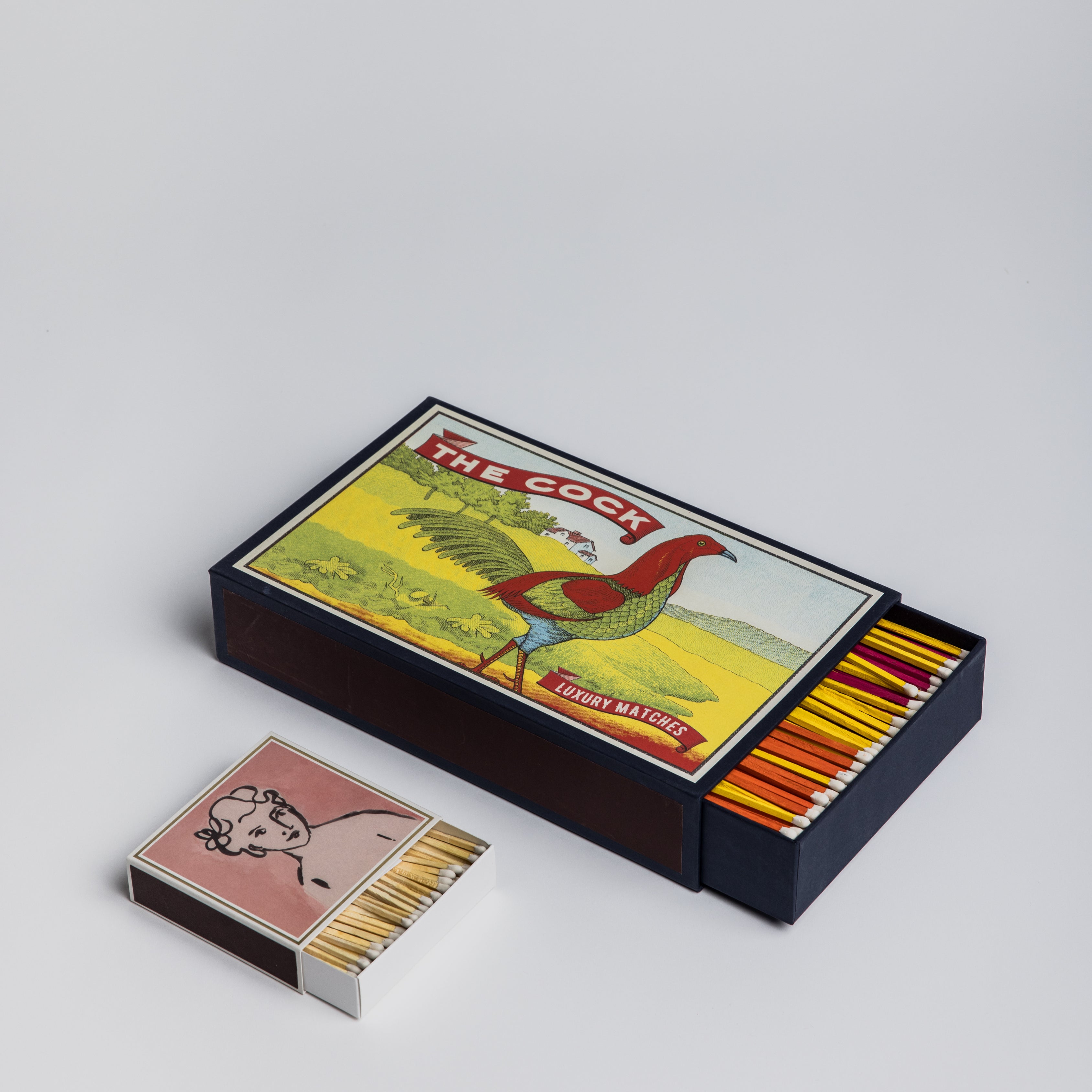 Luxury Matches - The Cock Large - Cigale & Fourmi