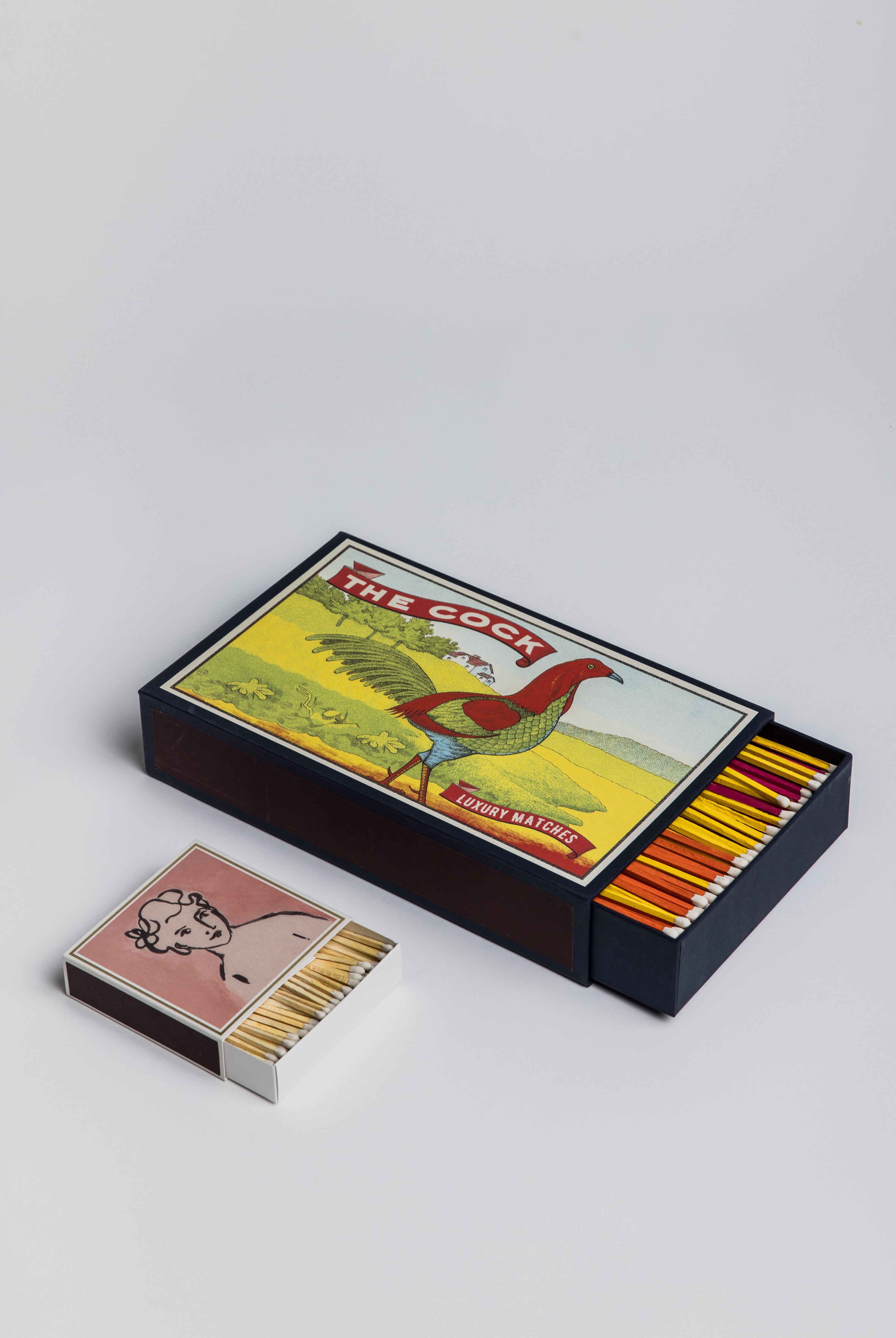 Luxury Matches - The Cock Large - Cigale & Fourmi