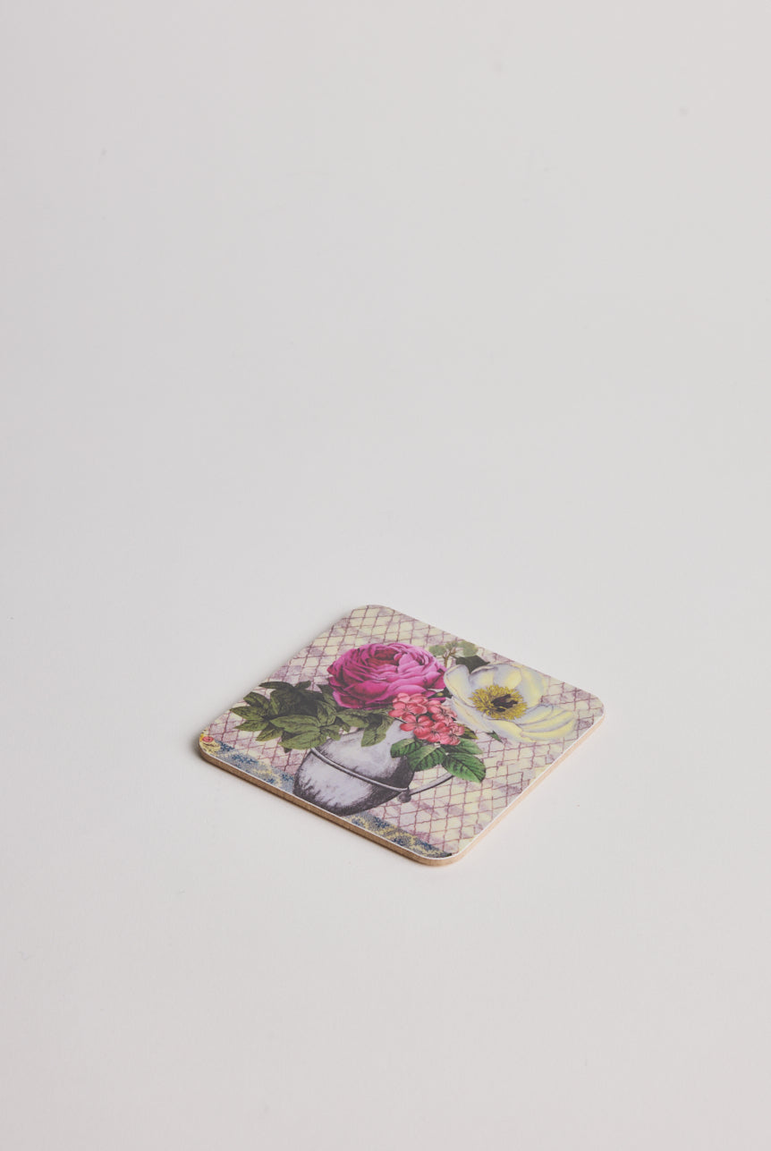 Coaster - Pitcher of flowers - Cigale & Fourmi