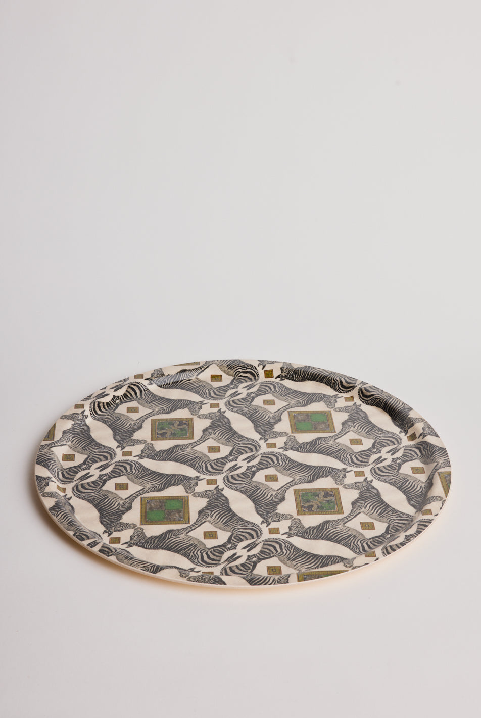 Tray - Zebra Round - Cigale & Fourmi