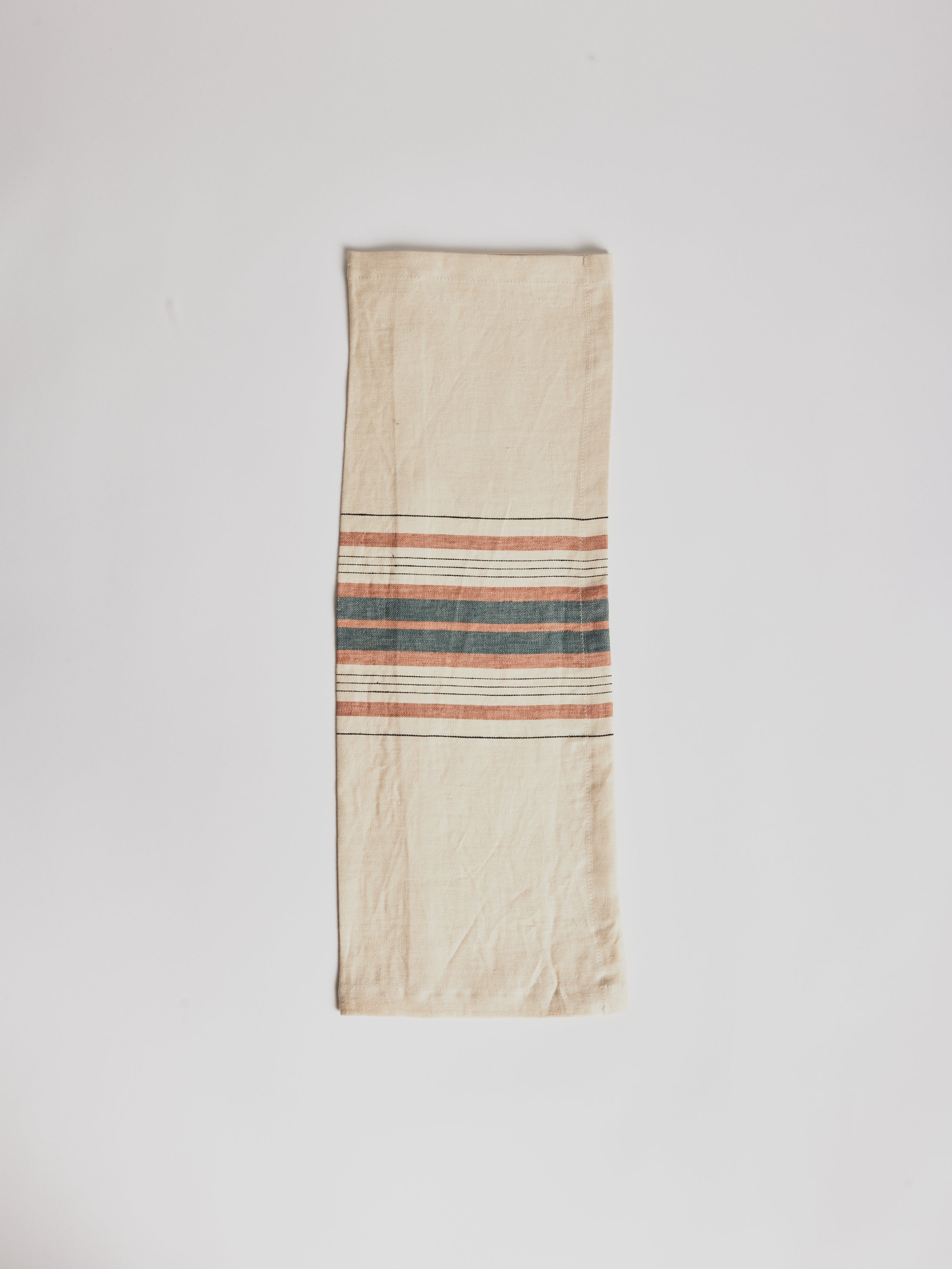 Napkin - Gypsum Stripe - Cigale & Fourmi