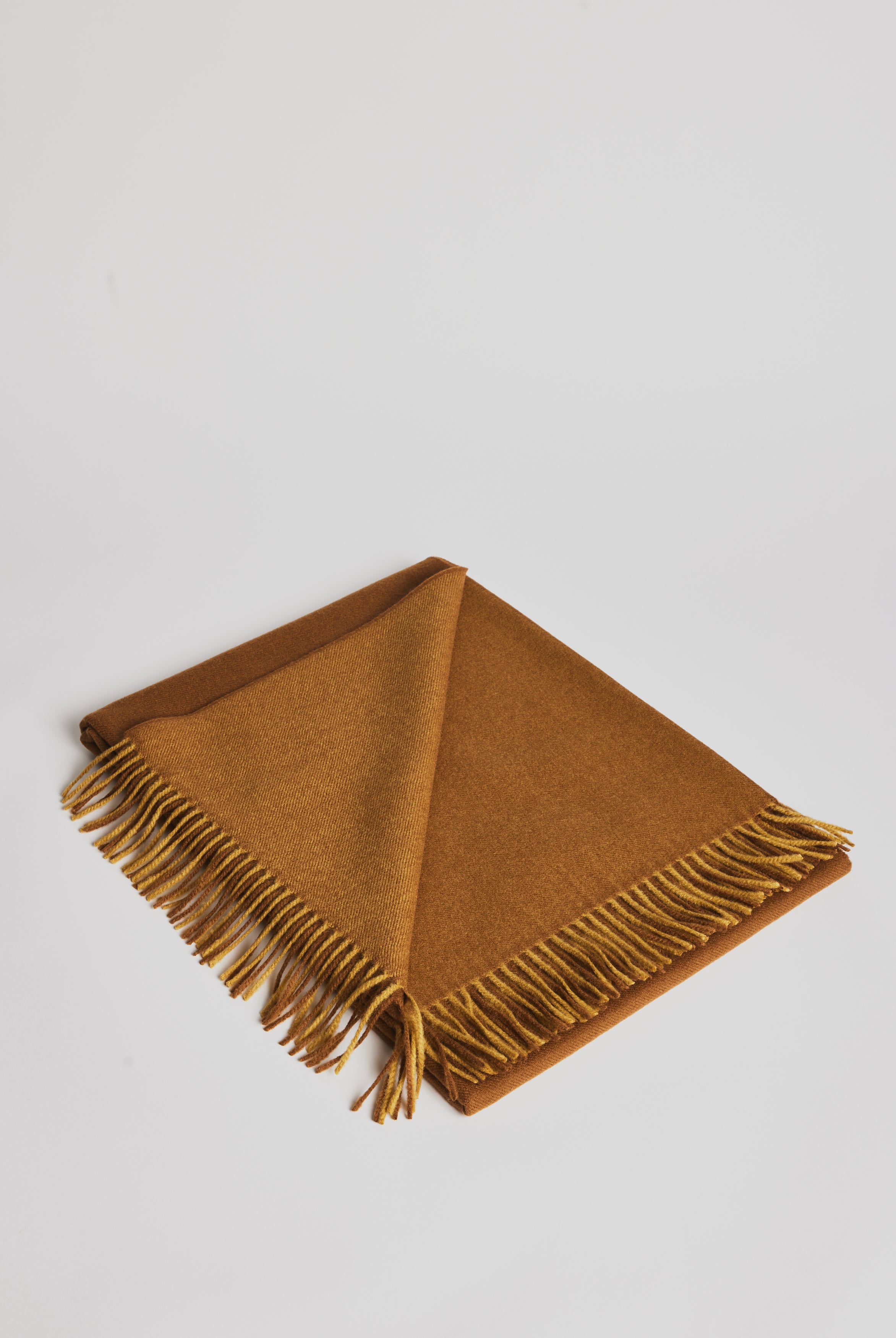 Secret Blanket / Throw - Ocher/Caramel - Cigale & Fourmi