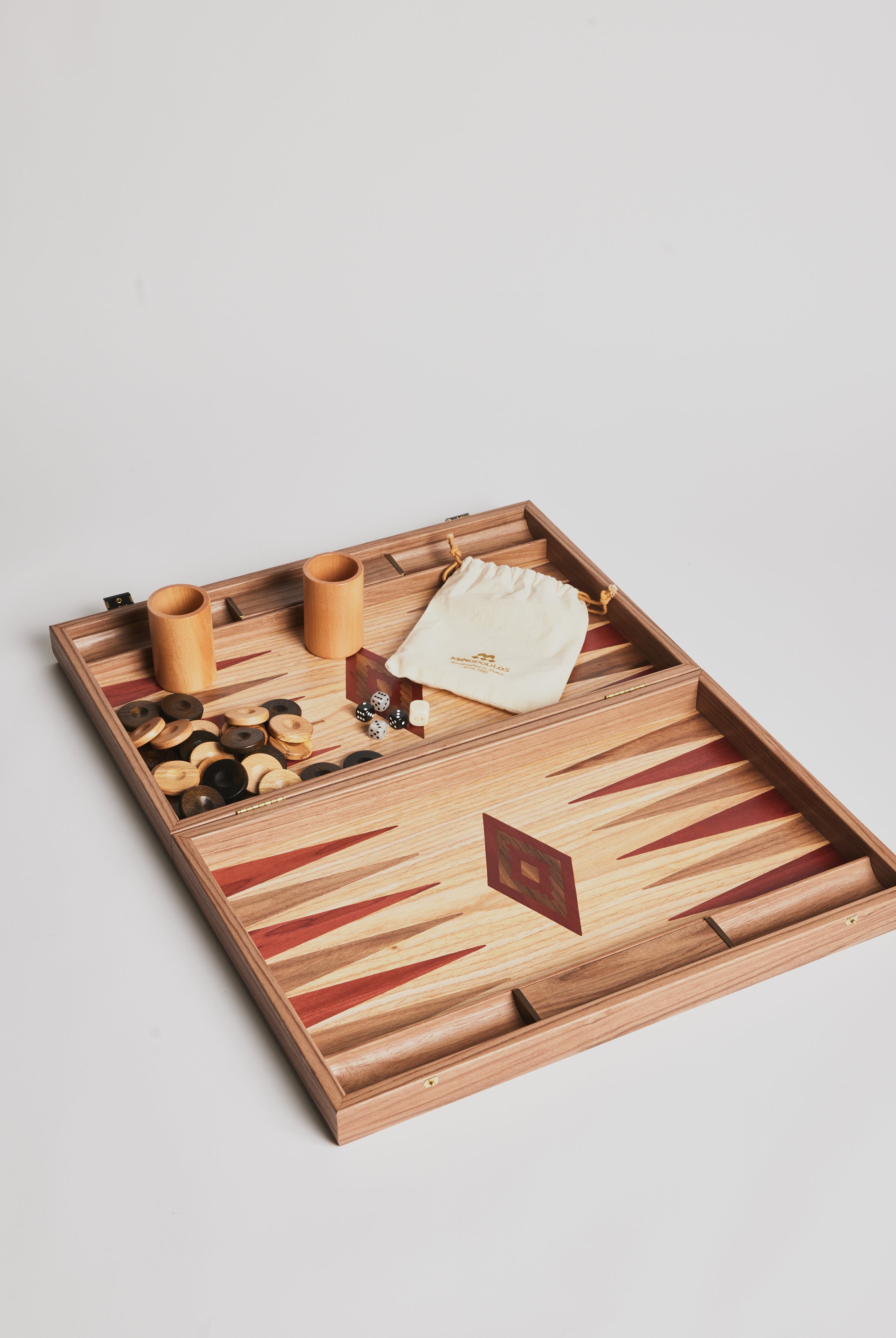 Backgammon - Oak & American Walnut - Cigale & Fourmi