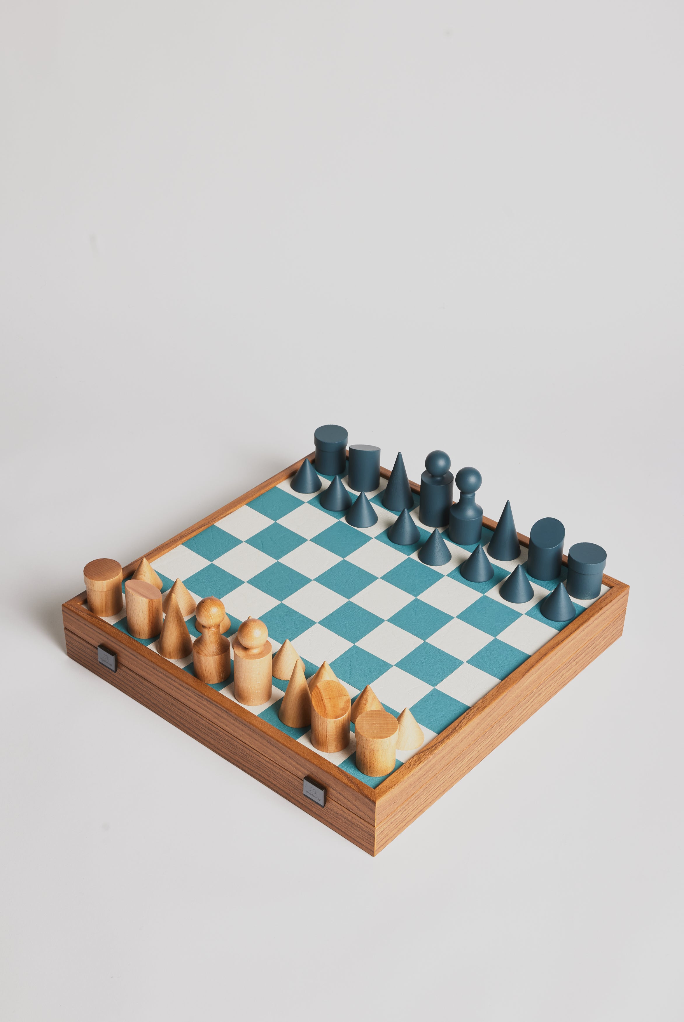 Chessboard - Turquoise Letherette - Cigale & Fourmi