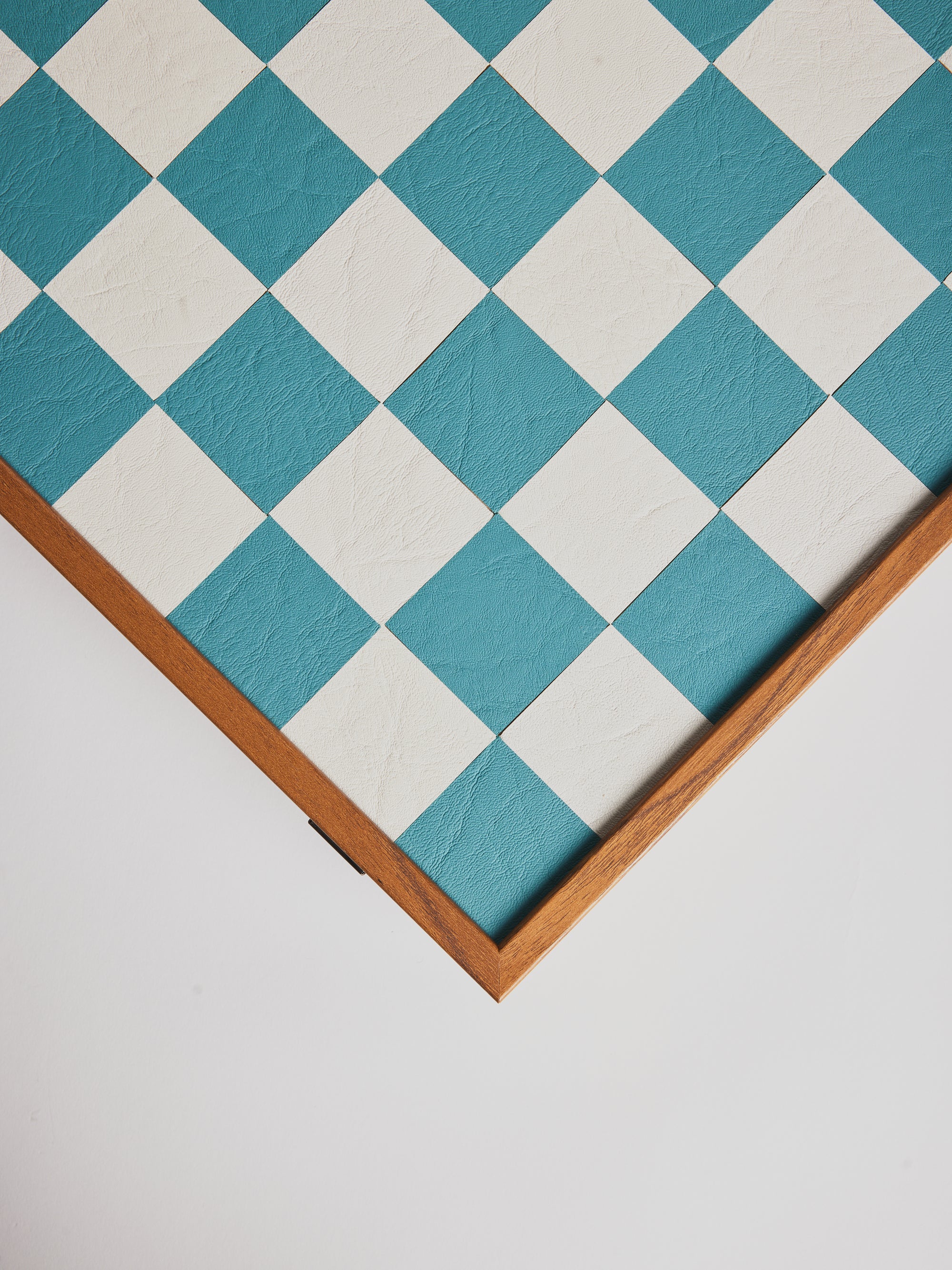 Chessboard - Turquoise Letherette - Cigale &amp;  Fourmi