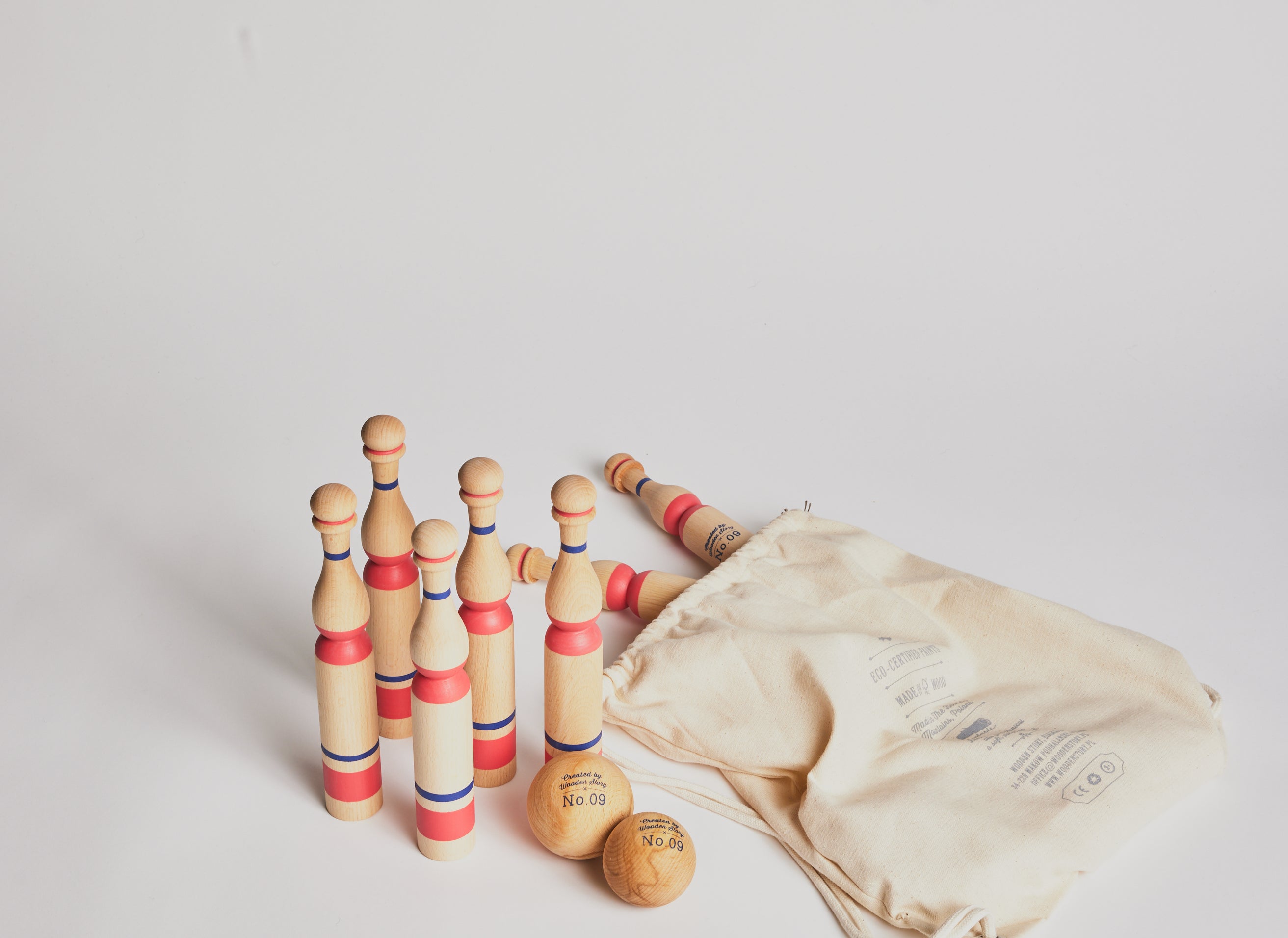 Bowling Set - Red - Cigale & Fourmi