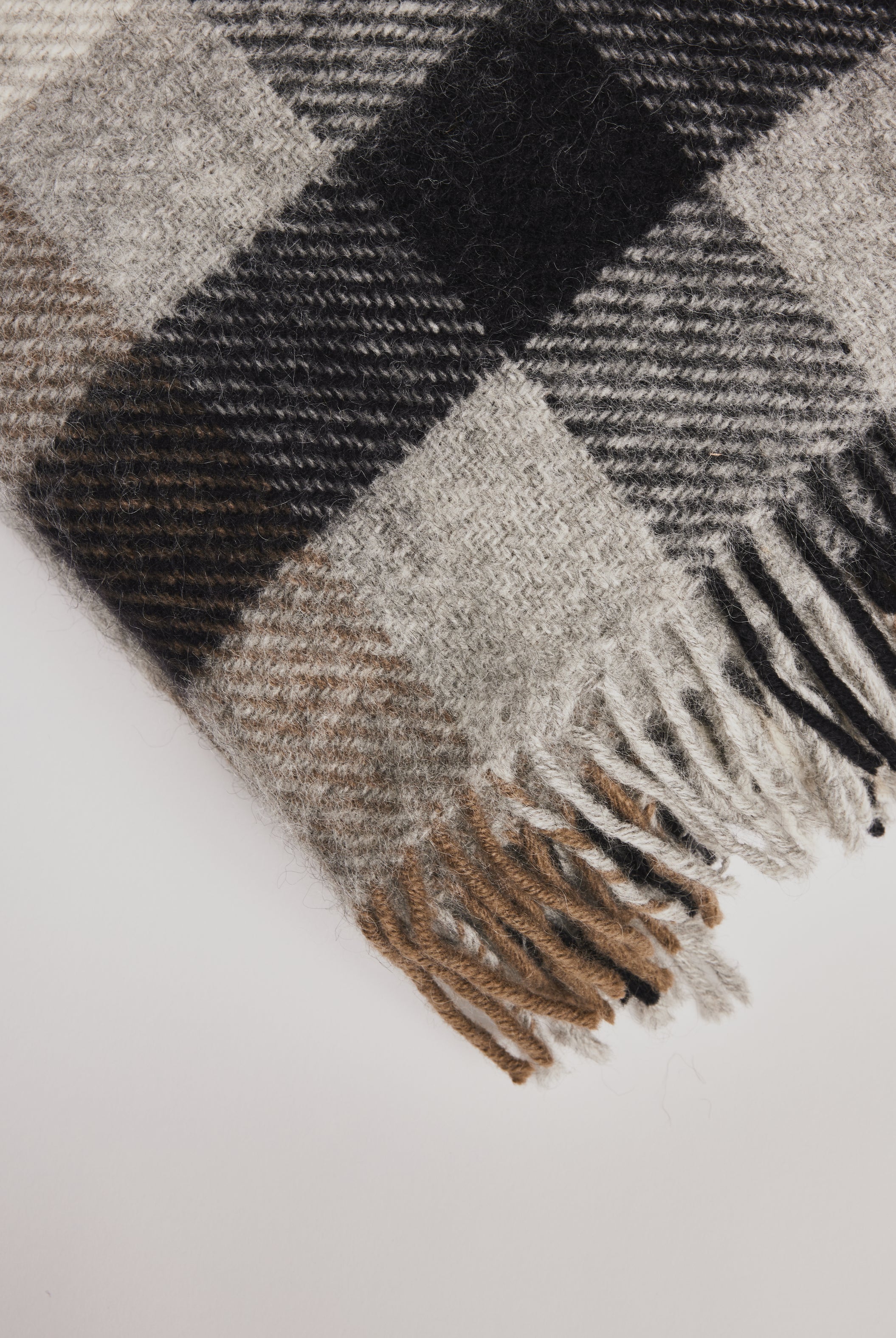 Woolen Blanket - Gotland Multi Grey - Cigale & Fourmi
