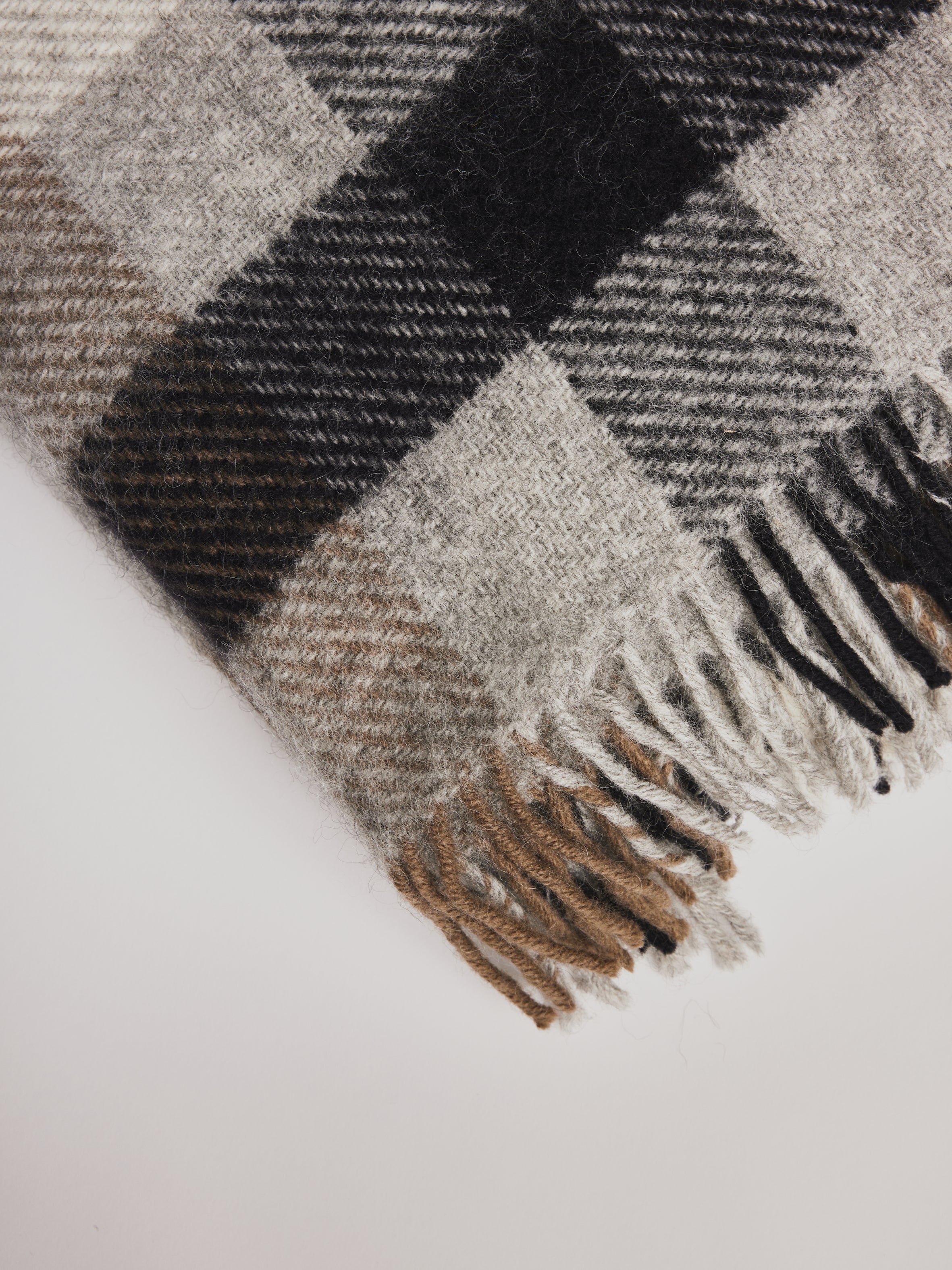 Woolen Blanket - Gotland Multi Grey - Cigale & Fourmi