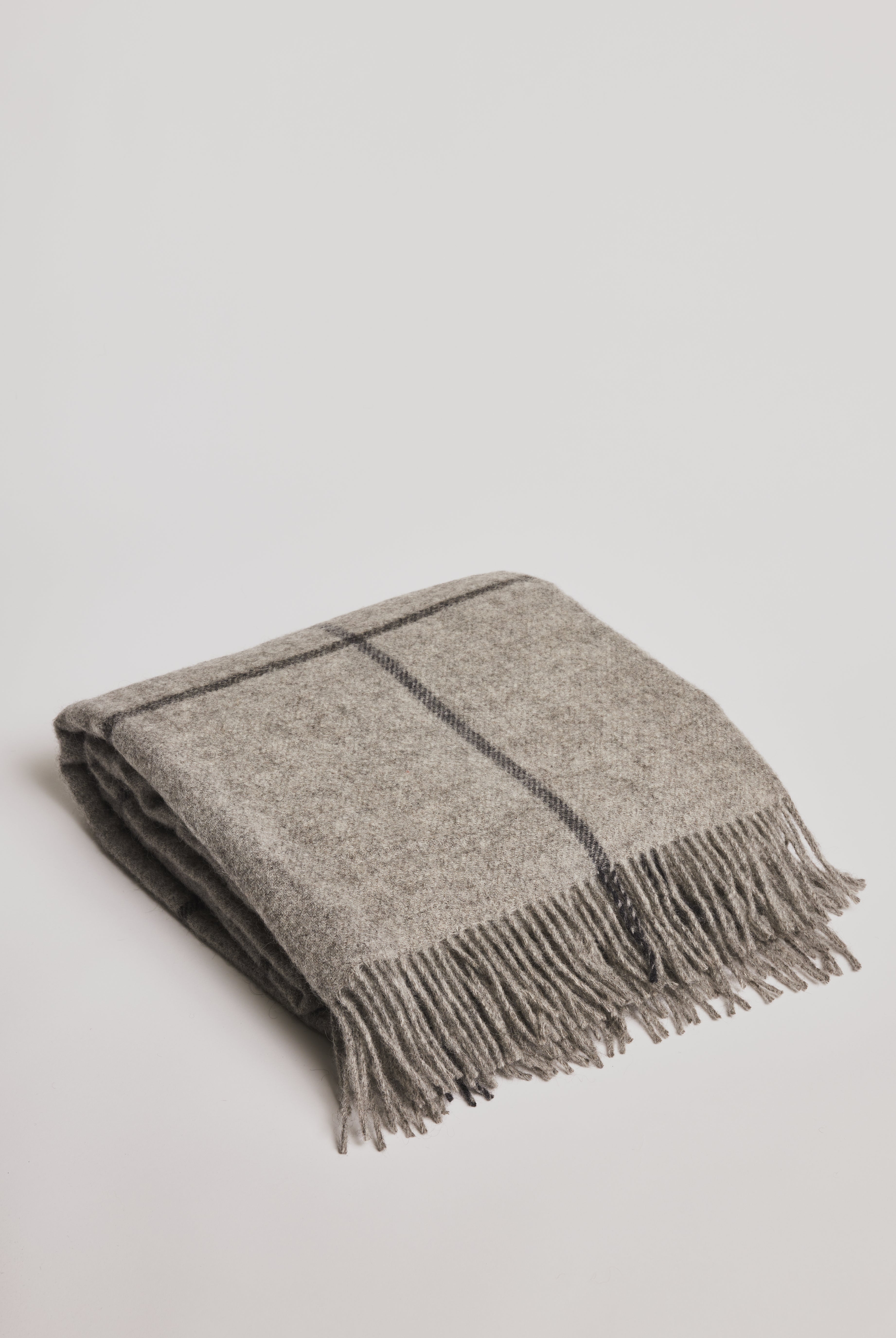 Mando Blanket / Throw - Medium Grey - Cigale & Fourmi