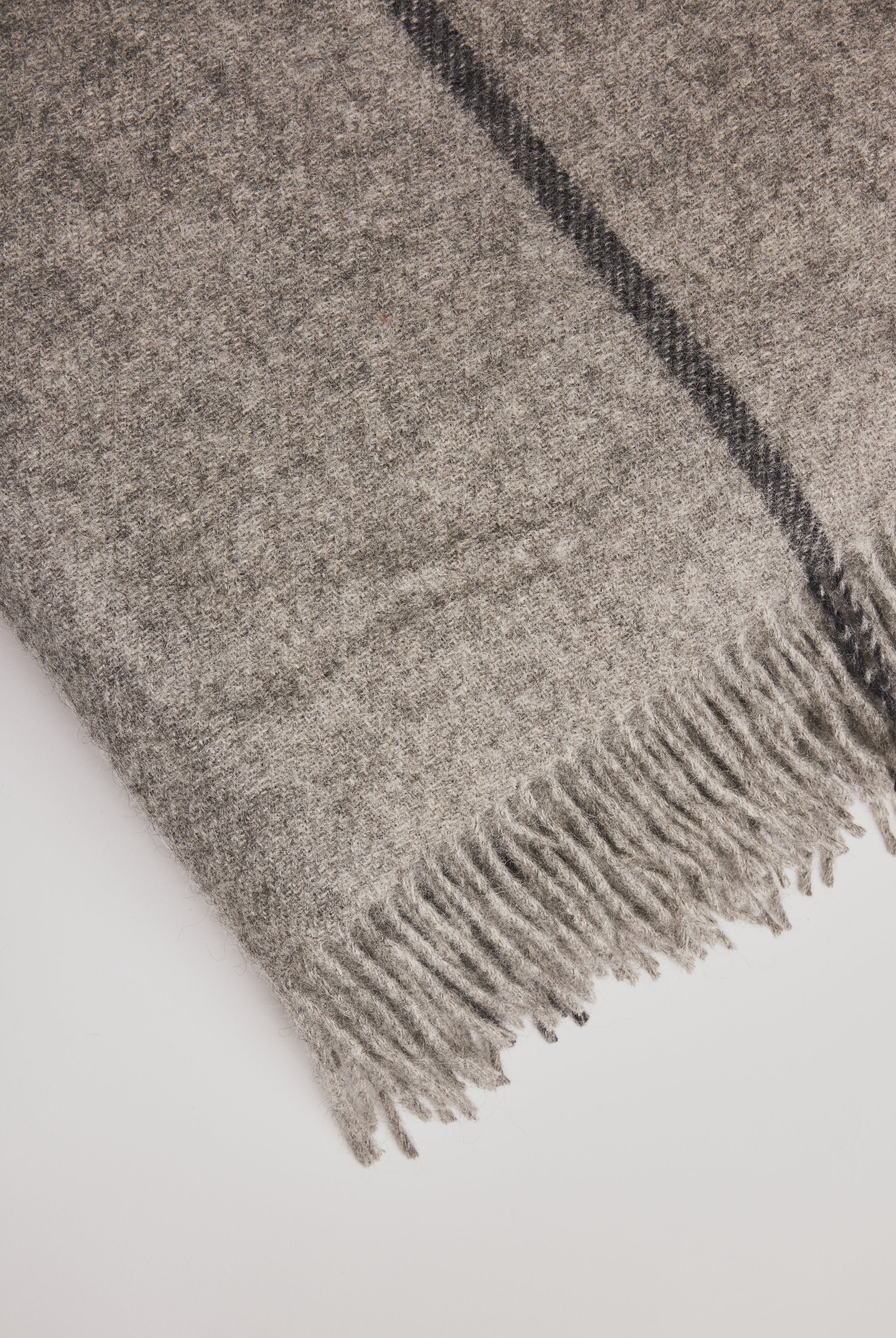 Mando Blanket / Throw - Medium Grey - Cigale & Fourmi