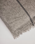 Mando Blanket / Throw - Medium Grey - Cigale & Fourmi