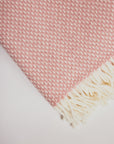 Woolen Blanket - Preppy Misty Rose - Cigale & Fourmi