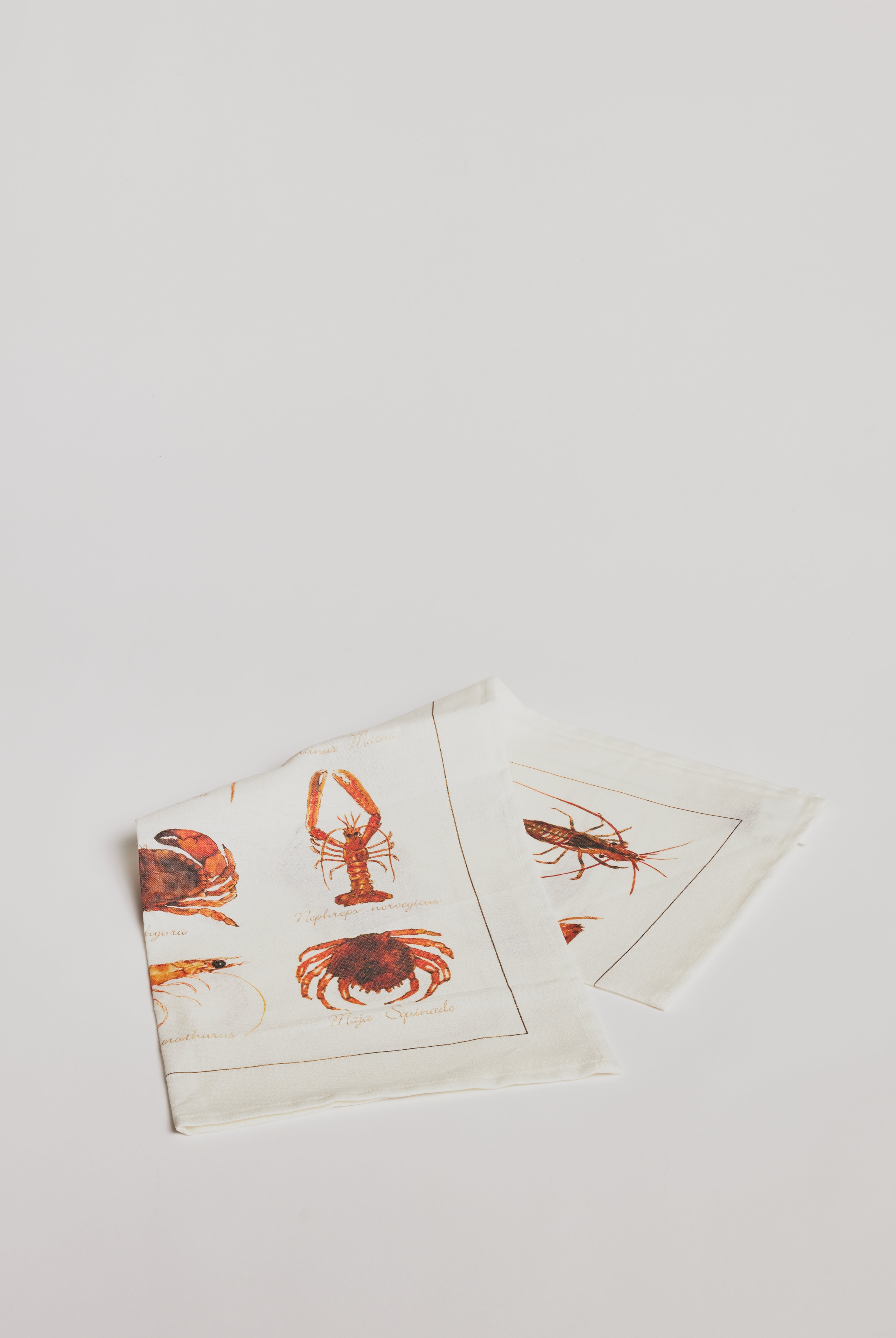 Kitchen Towel - La Mer Crostacei / Crabs - Cigale & Fourmi