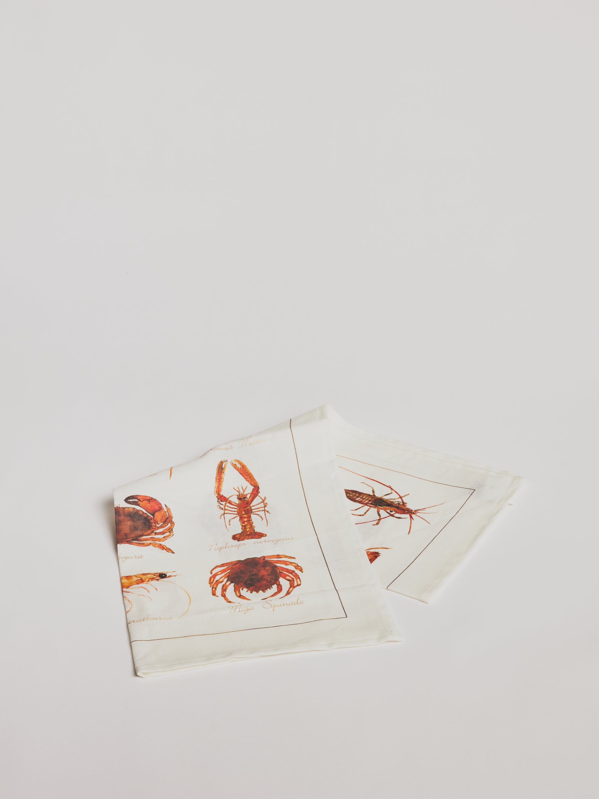 Kitchen Towel - La Mer Crostacei / Crabs - Cigale &  Fourmi