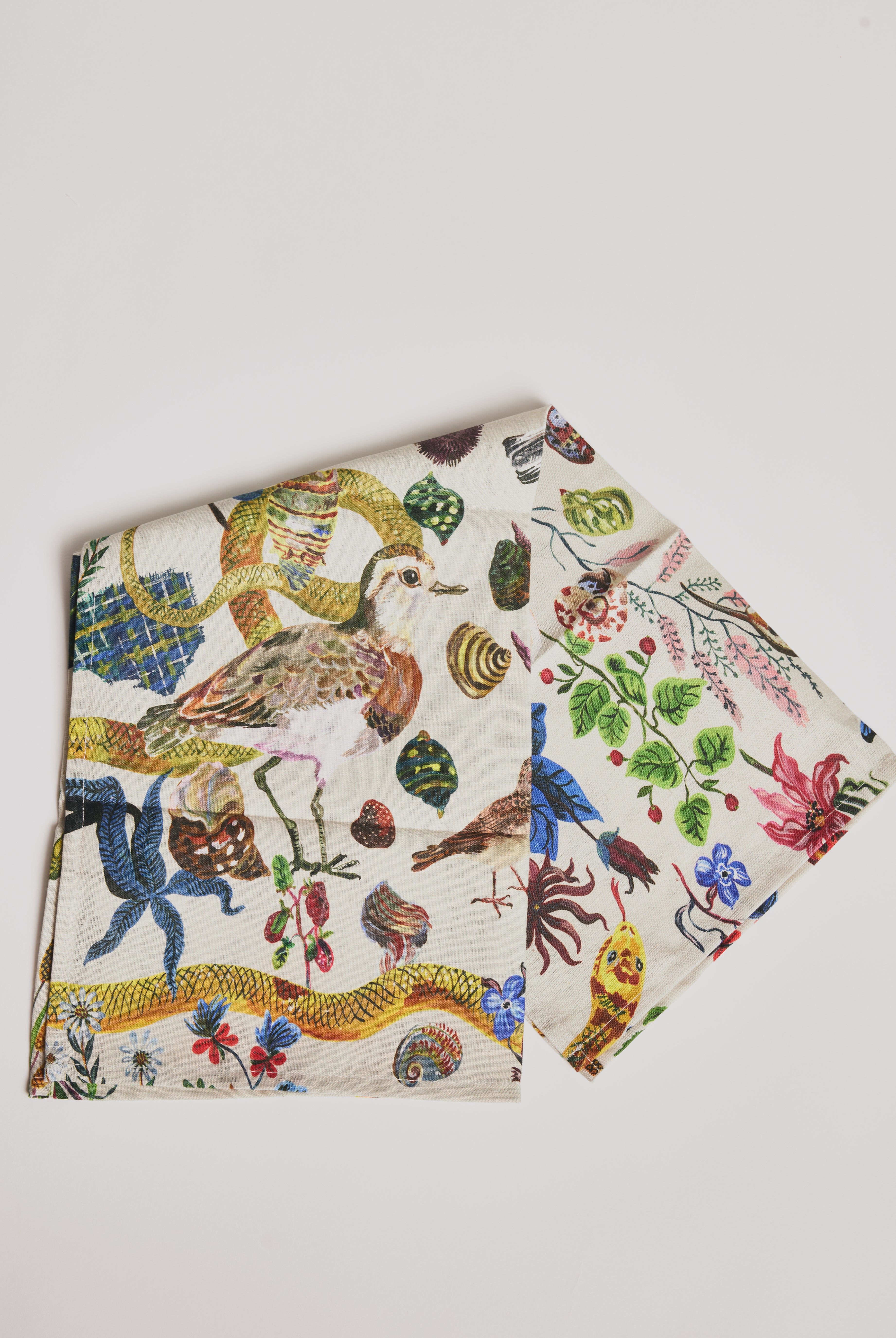 Kitchen / Tea Towel - Birds in the Dune - Cigale & Fourmi