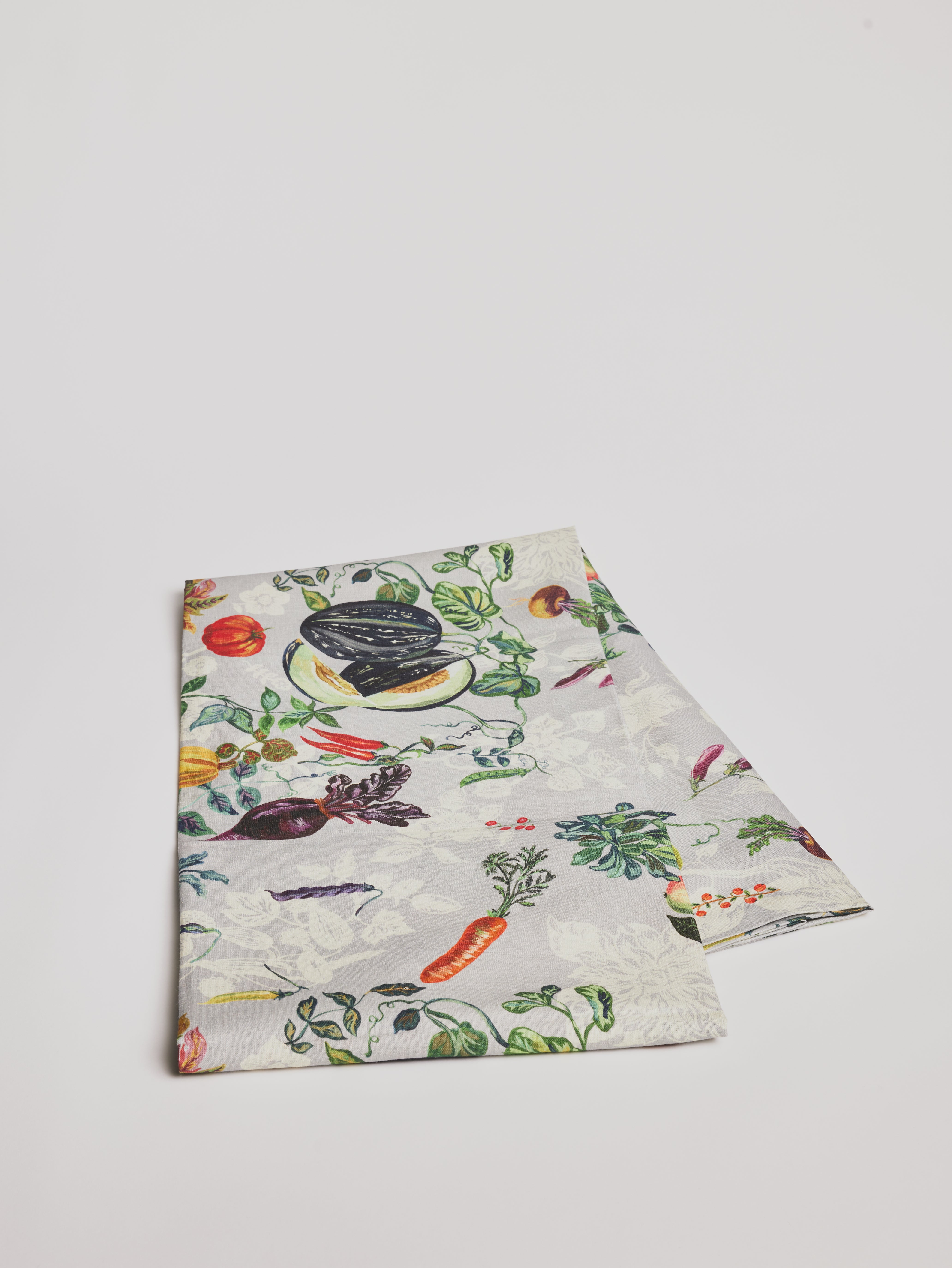 Tablecloth - Veggies/ light grey - Cigale & Fourmi