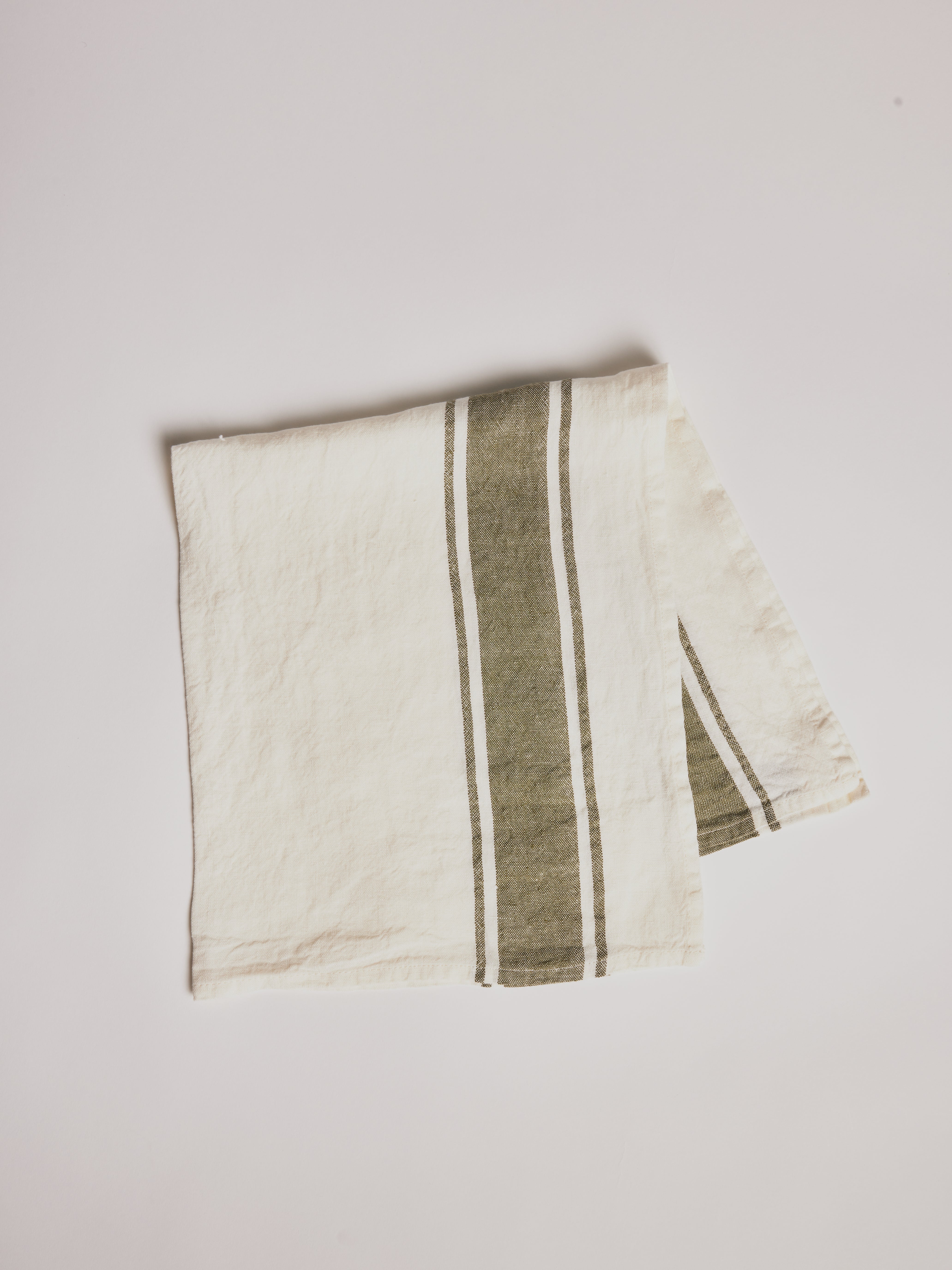 Kitchen Towel - Vecchi Tempi Green - Cigale & Fourmi