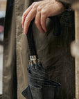 Umbrella - Milford with braided leather handle