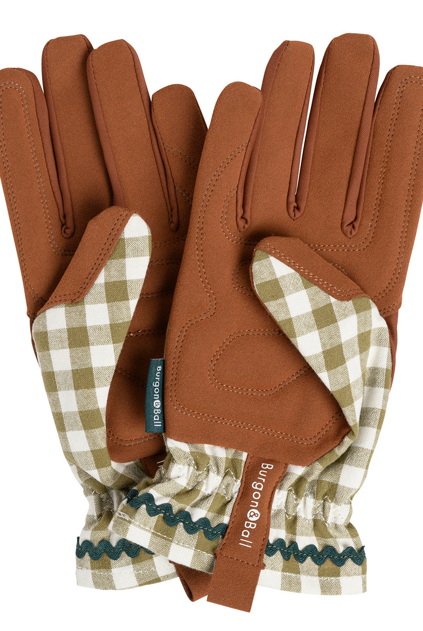 Gardening Glove - Olive Check