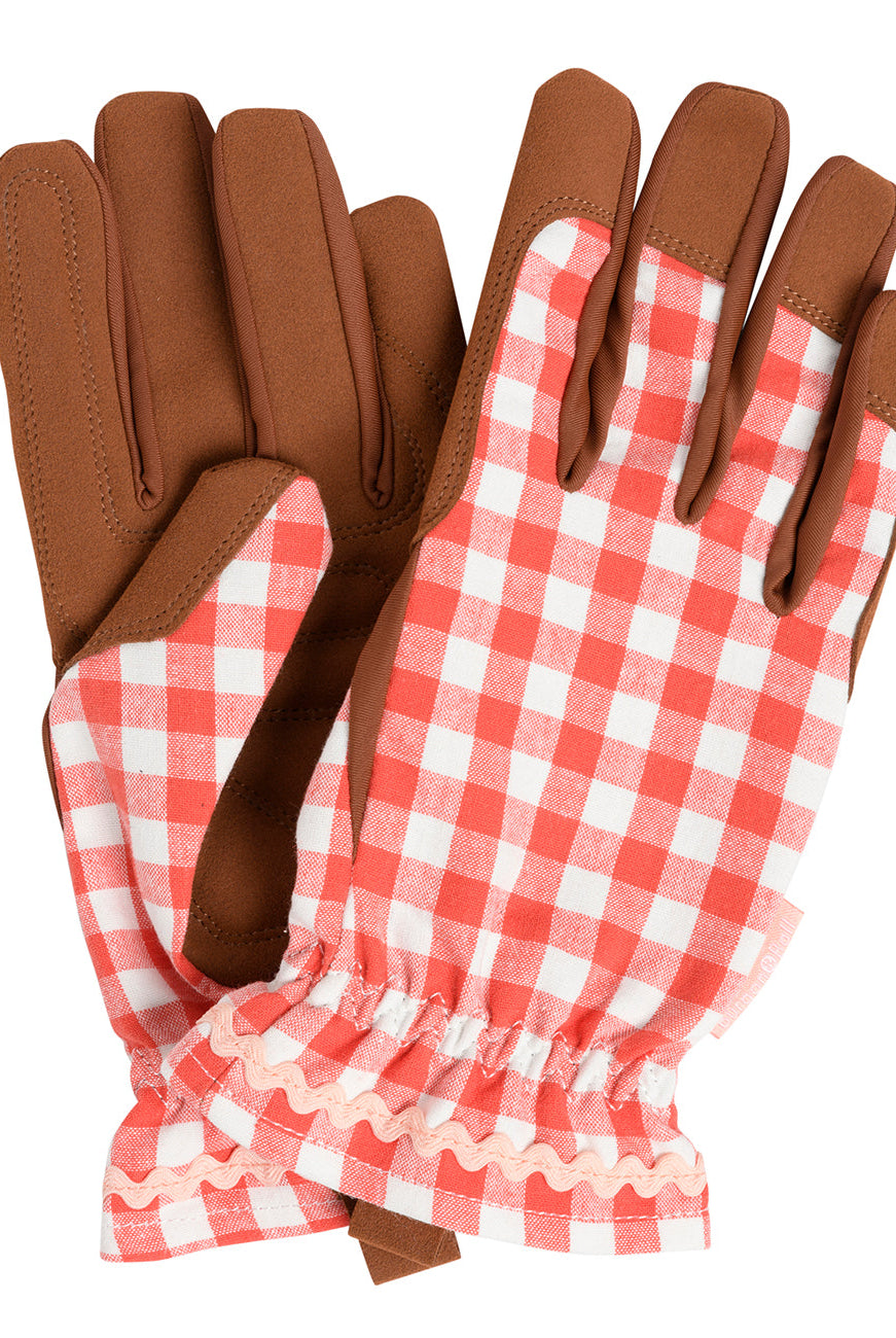 Gardening Glove - Red Check