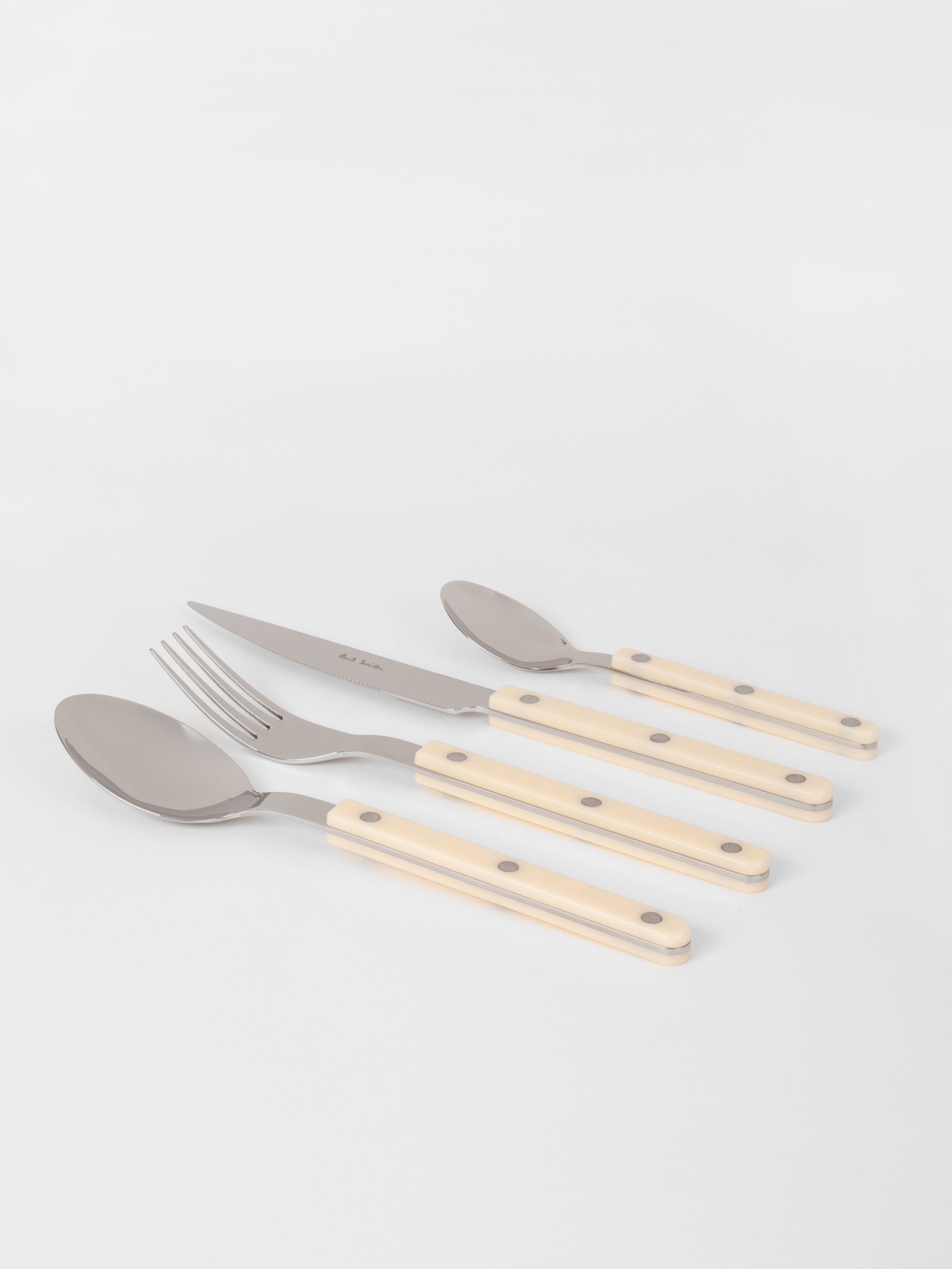 Cutlery Set of 4 pieces - Bistrot Ivory - Cigale & Fourmi