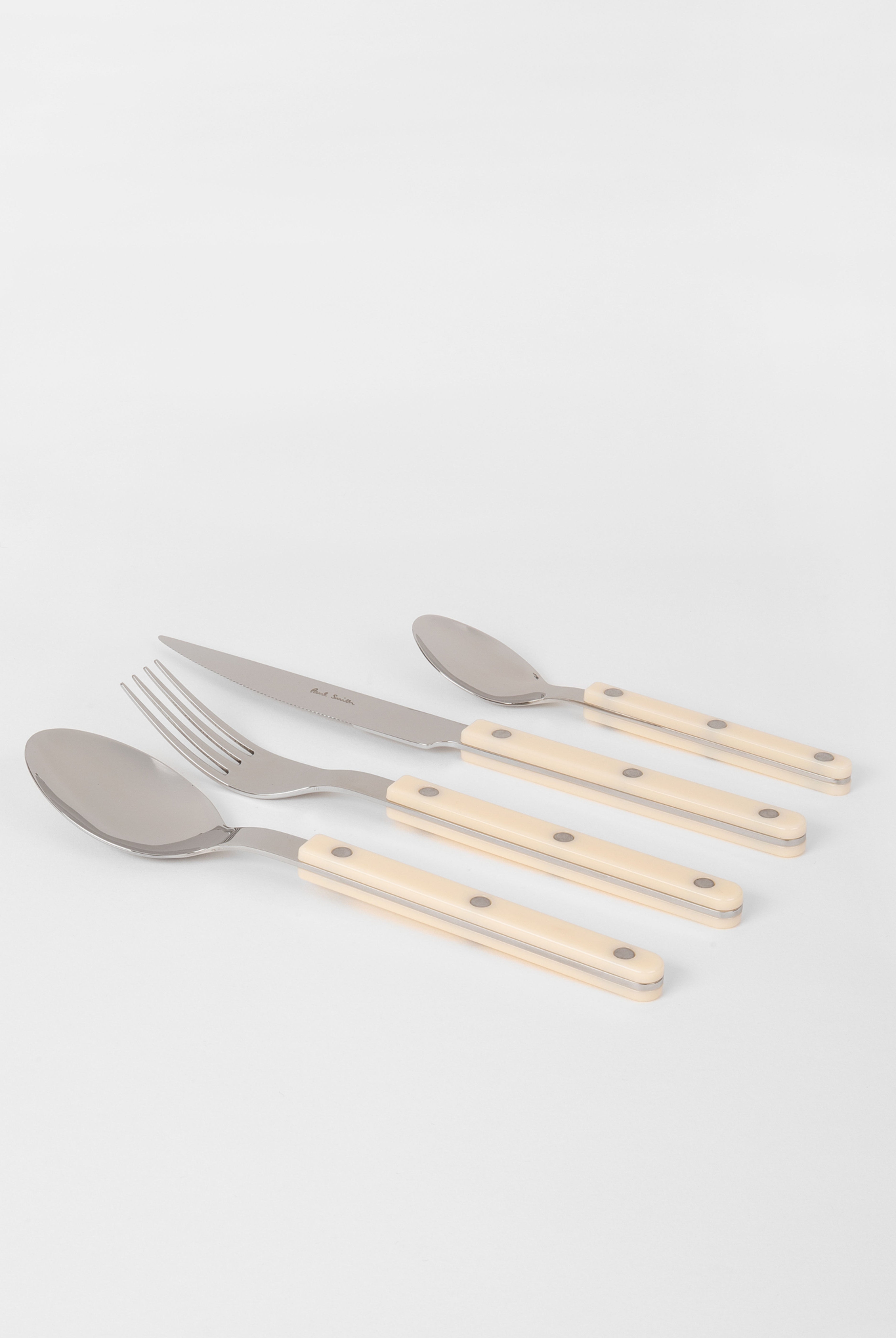 Cutlery Set of 4 pieces - Bistrot Ivory - Cigale & Fourmi