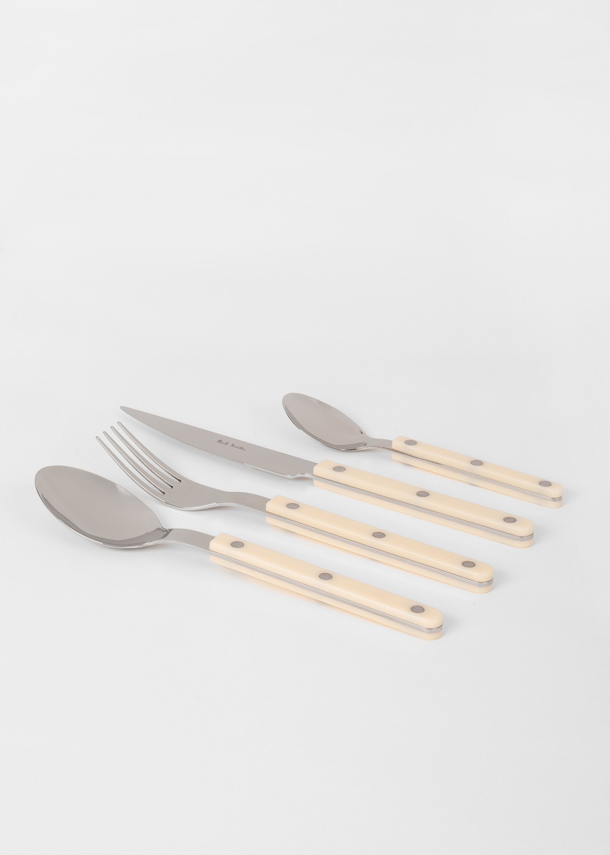Cutlery Set of 4 pieces  - Bistrot Ivory - Cigale &amp;  Fourmi