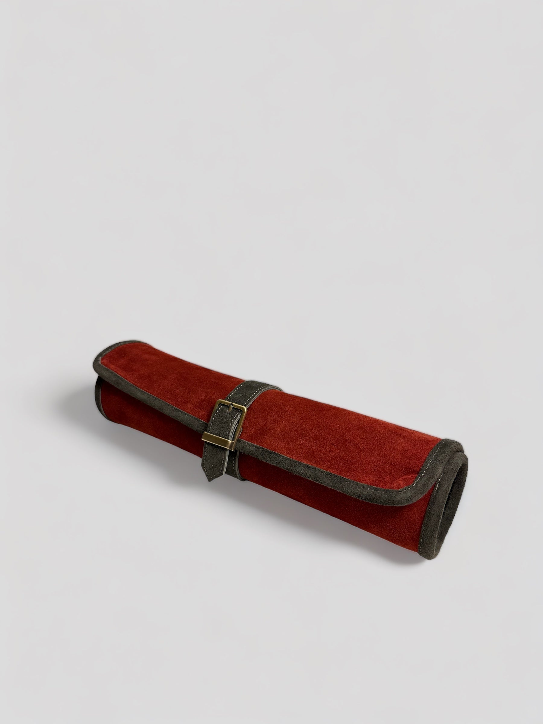 Backgammon - Travel Size Leather Backgammon in Burgundy Red - Cigale &amp;  Fourmi