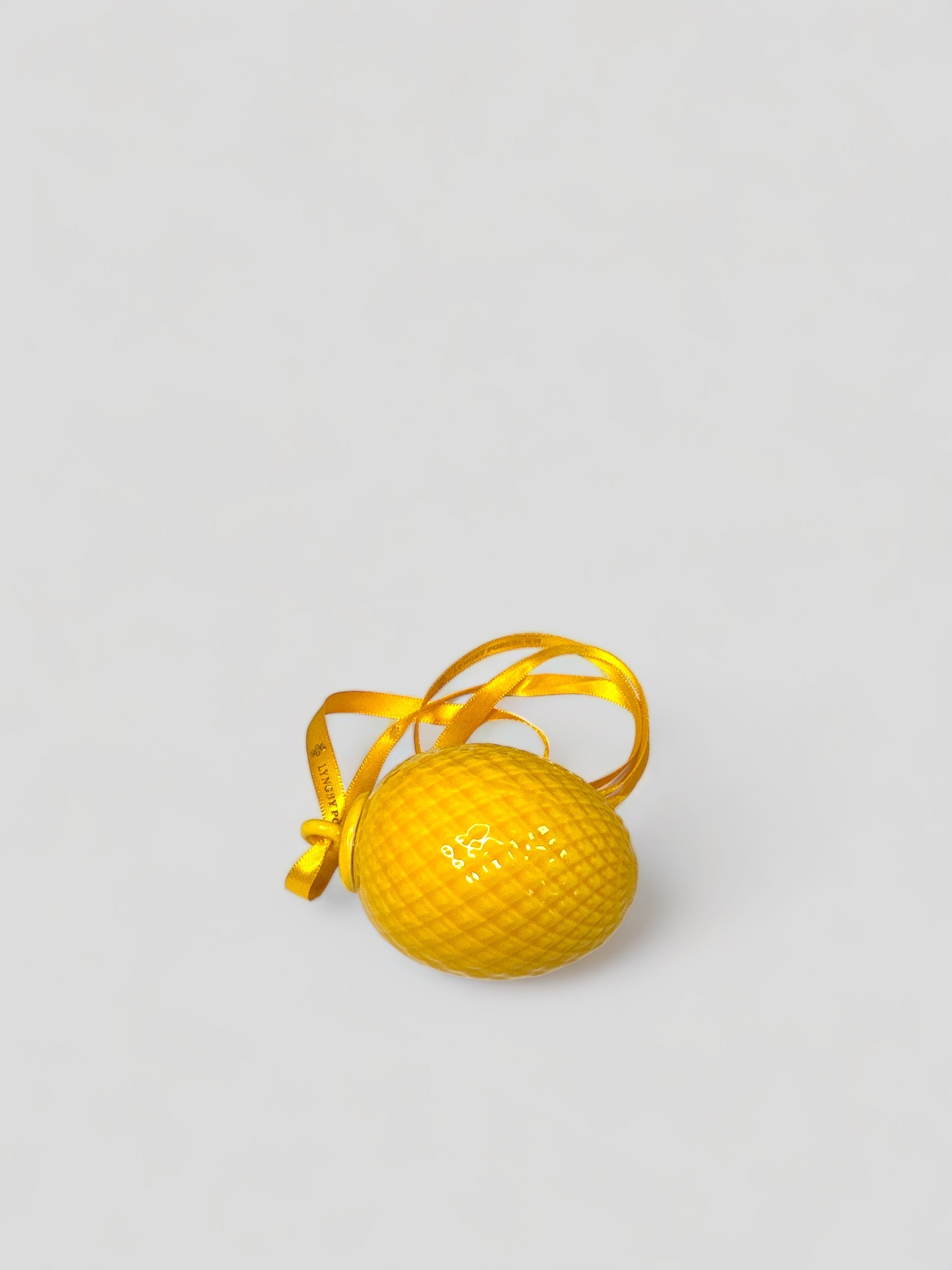Rhombe Easter egg - Yellow Porcelain - Cigale &amp;  Fourmi