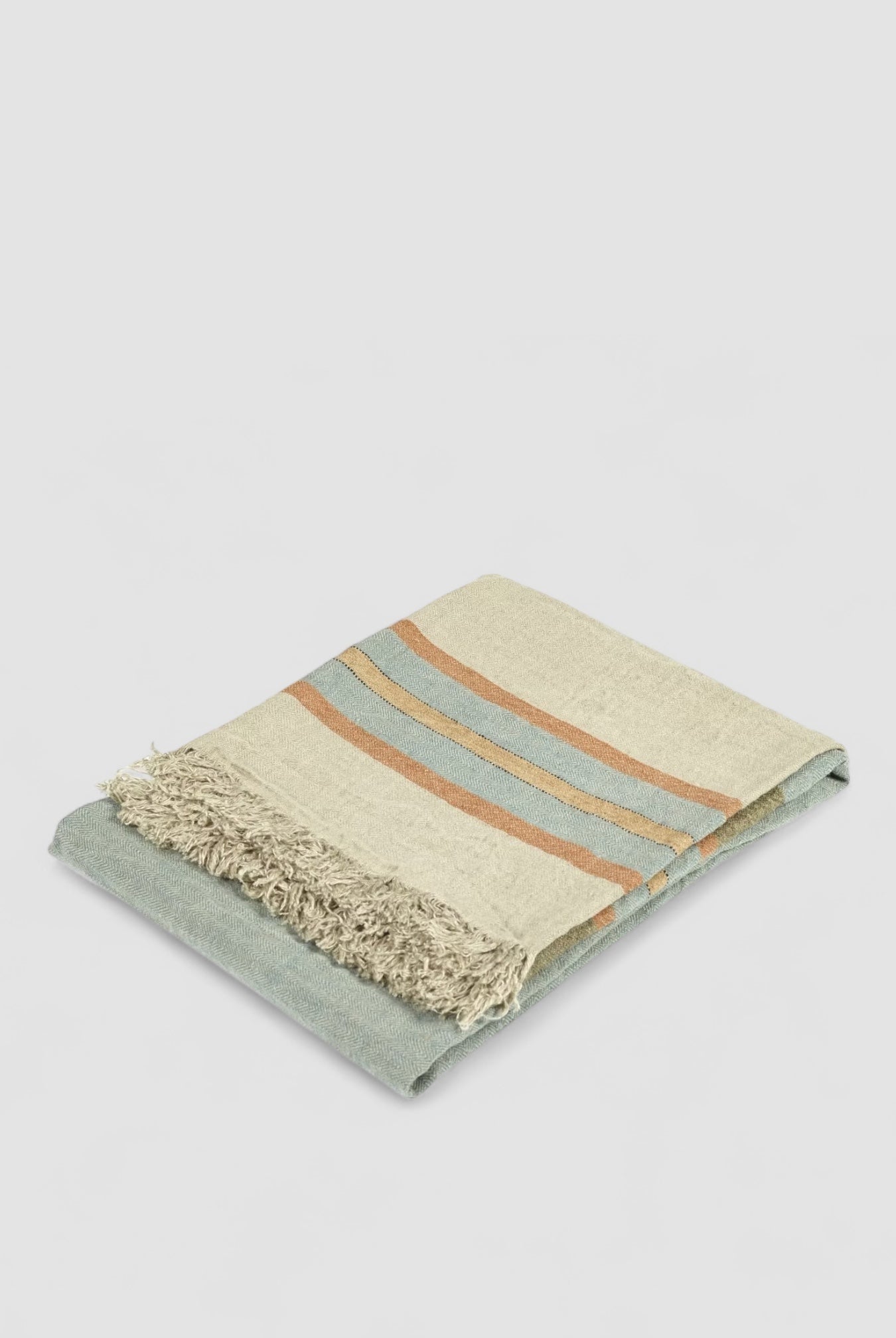 Belgian Linen Towel Fouta - Multi Stripe - Cigale & Fourmi