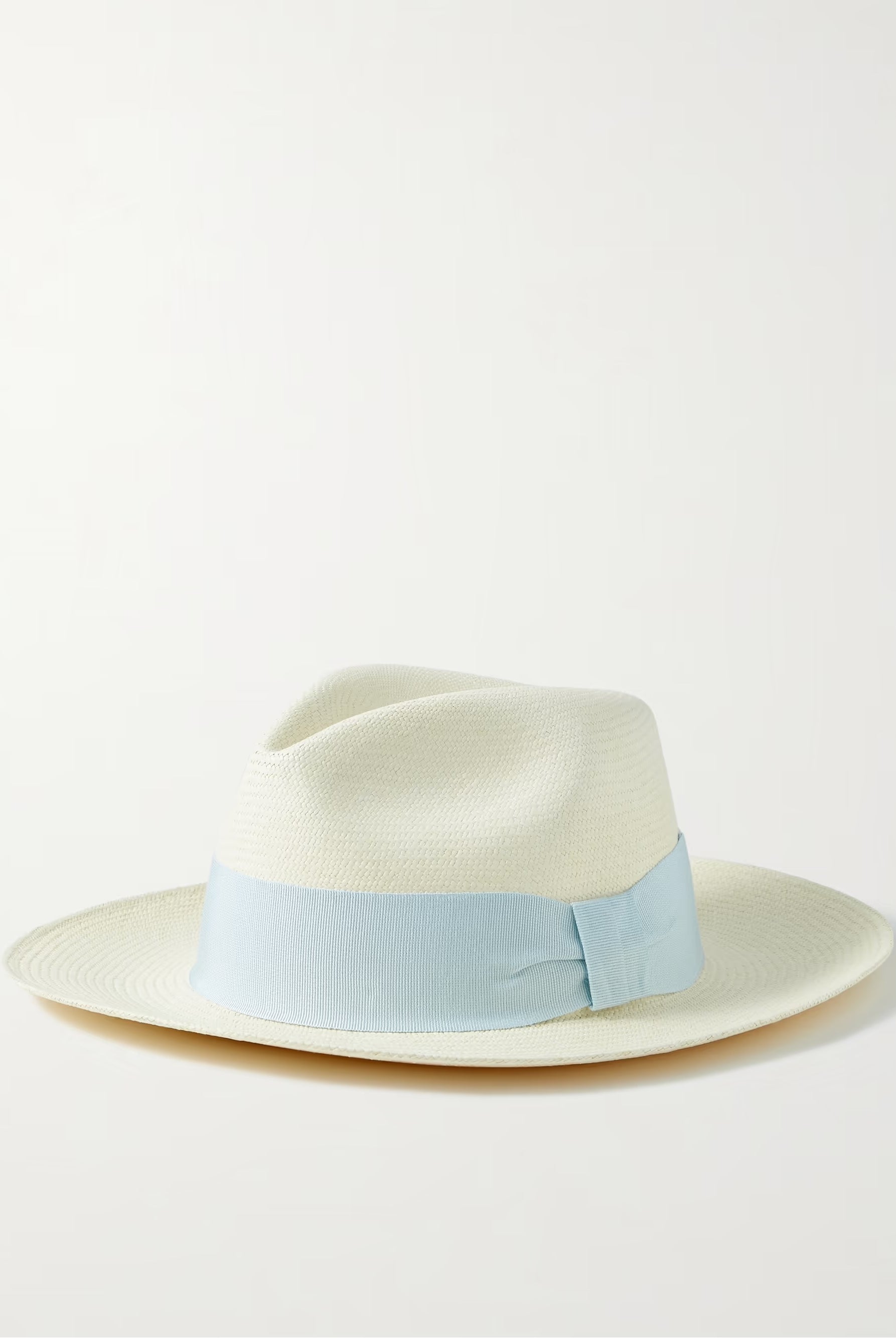 Panama Hat - Wide Ribbon Dusty Sky - Cigale & Fourmi