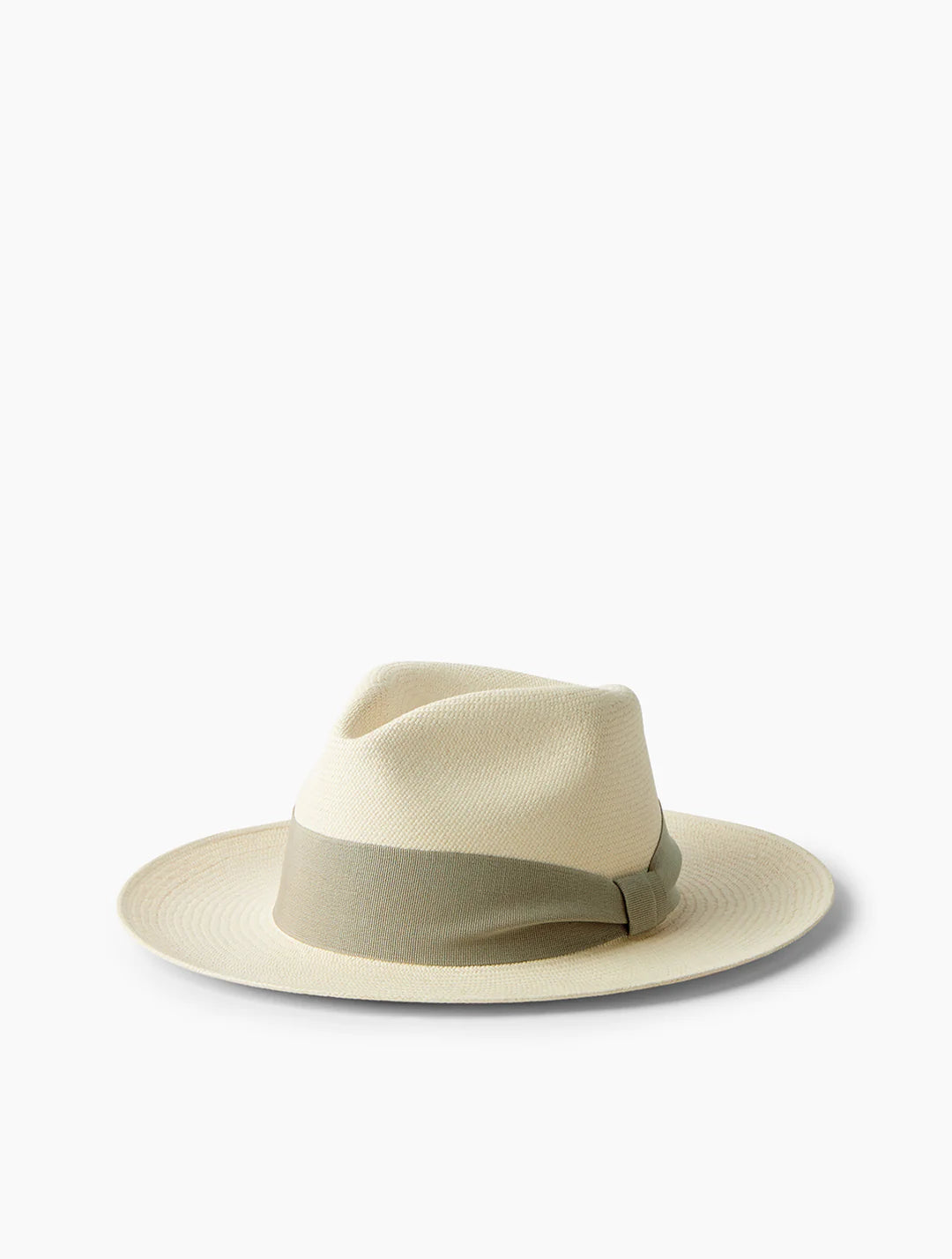 Panama Hat - Wide Ribbon Green Haze - Cigale &  Fourmi