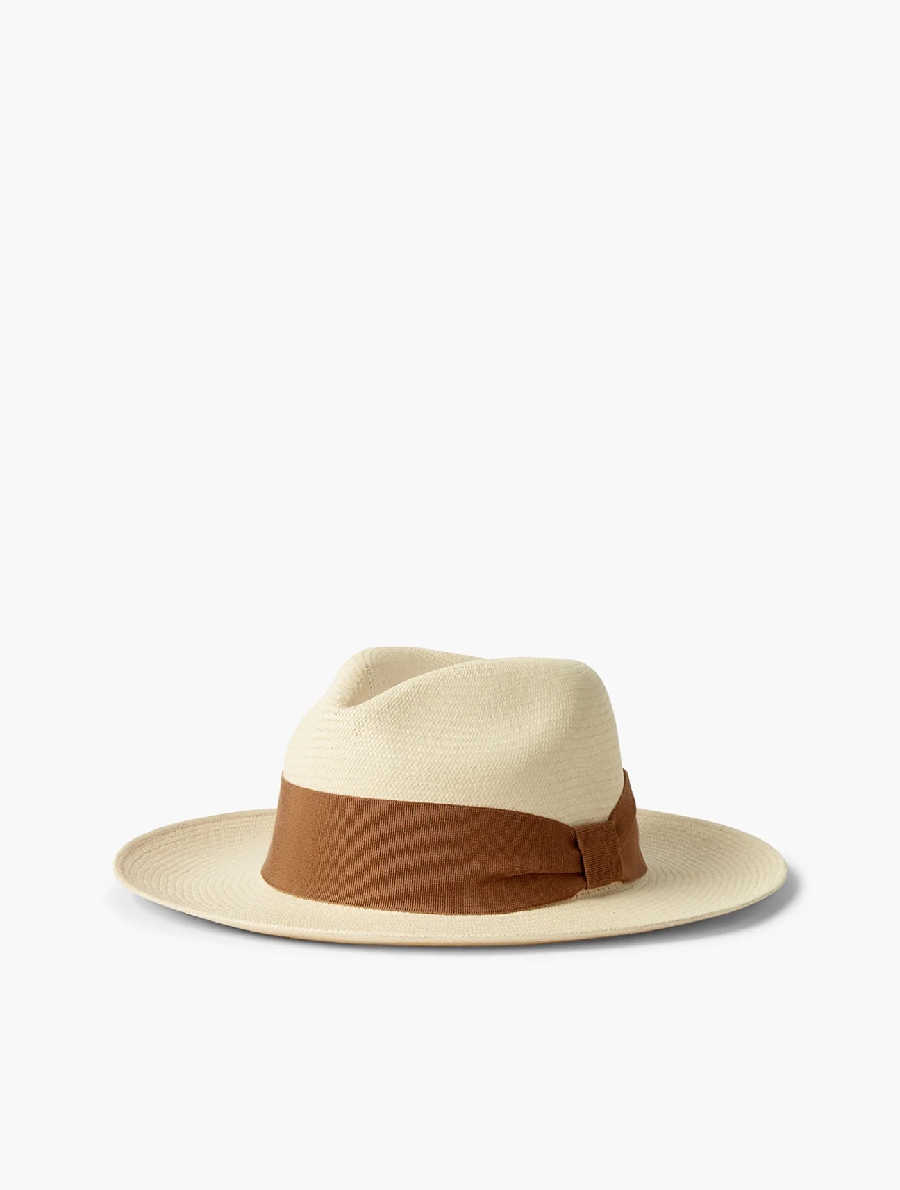 Panama Hat - Wide Ribbon Terracotta - Cigale & Fourmi