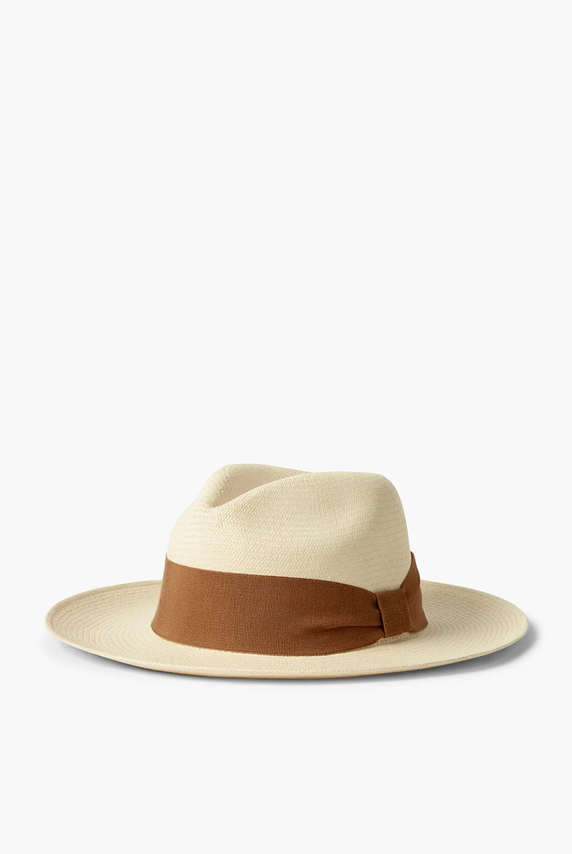 Panama Hat - Wide Ribbon Terracotta - Cigale & Fourmi