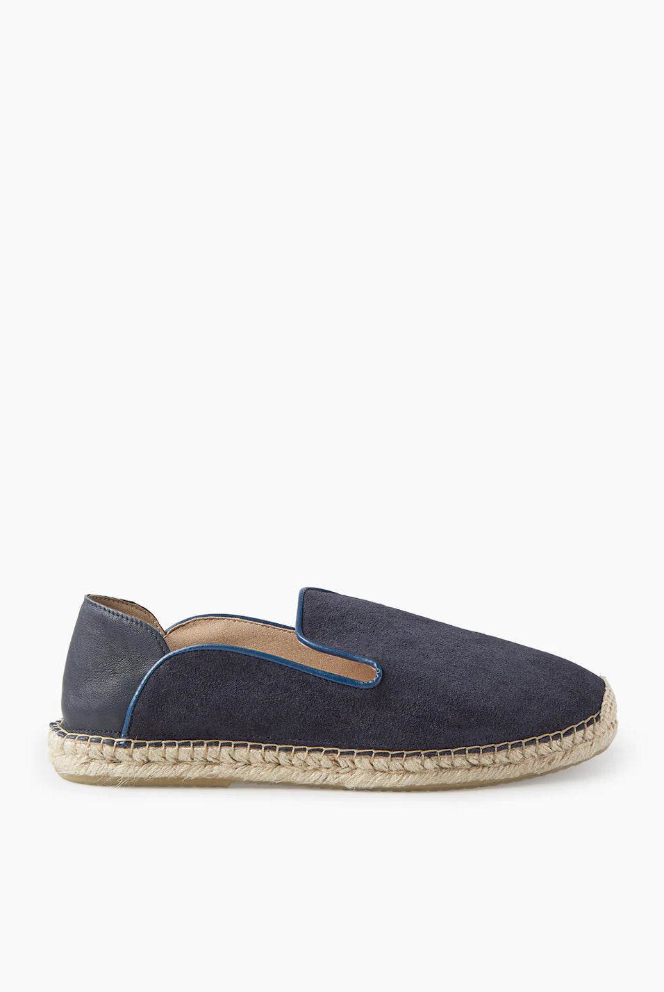 Helio Suede Espadrilles - Navy Blue - Cigale & Fourmi